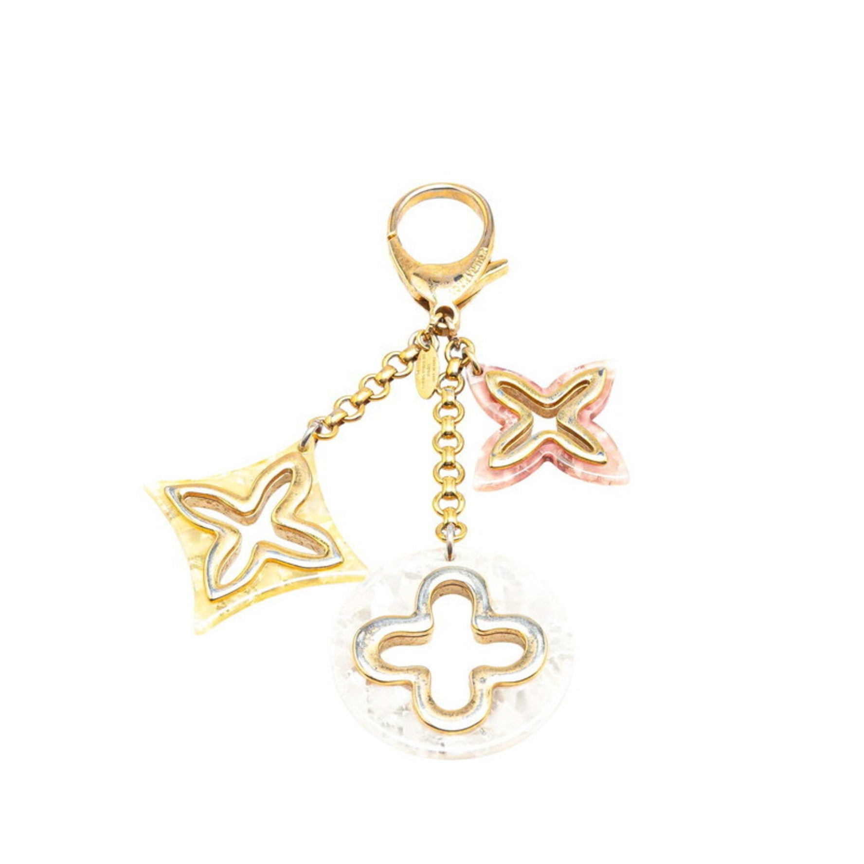 Louis Vuitton Bijoux Sac Insolence Keychain Bag Charm M66884 Gold Multicolor Plated Plastic Women's LOUIS VUITTON