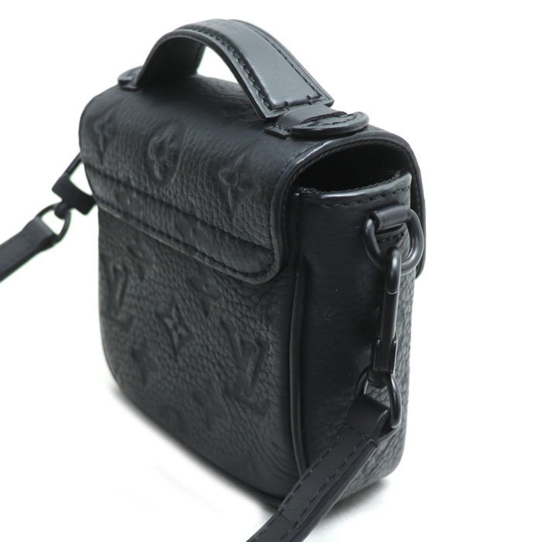 LOUIS VUITTON Pico S-Lock Shoulder Bag in Taurillon, Unisex