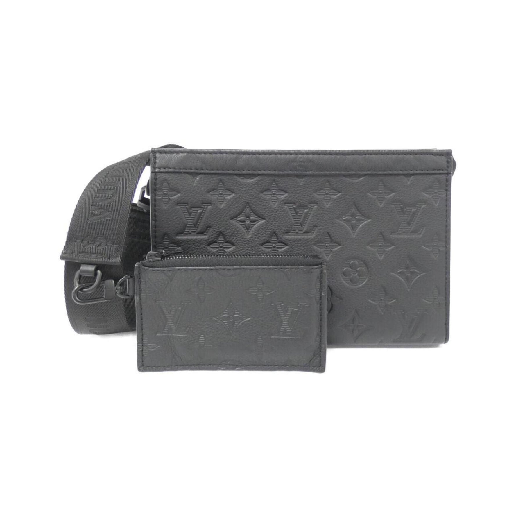 Louis Vuitton Monogram Shadow Gaston Wearable Wallet Shoulder Bag