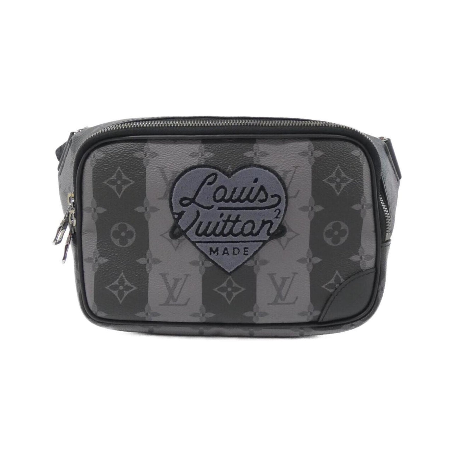 Louis Vuitton Monogram Stripe Eclipse (LV Squared) Modular Sling Bag M59338 Shoulder
