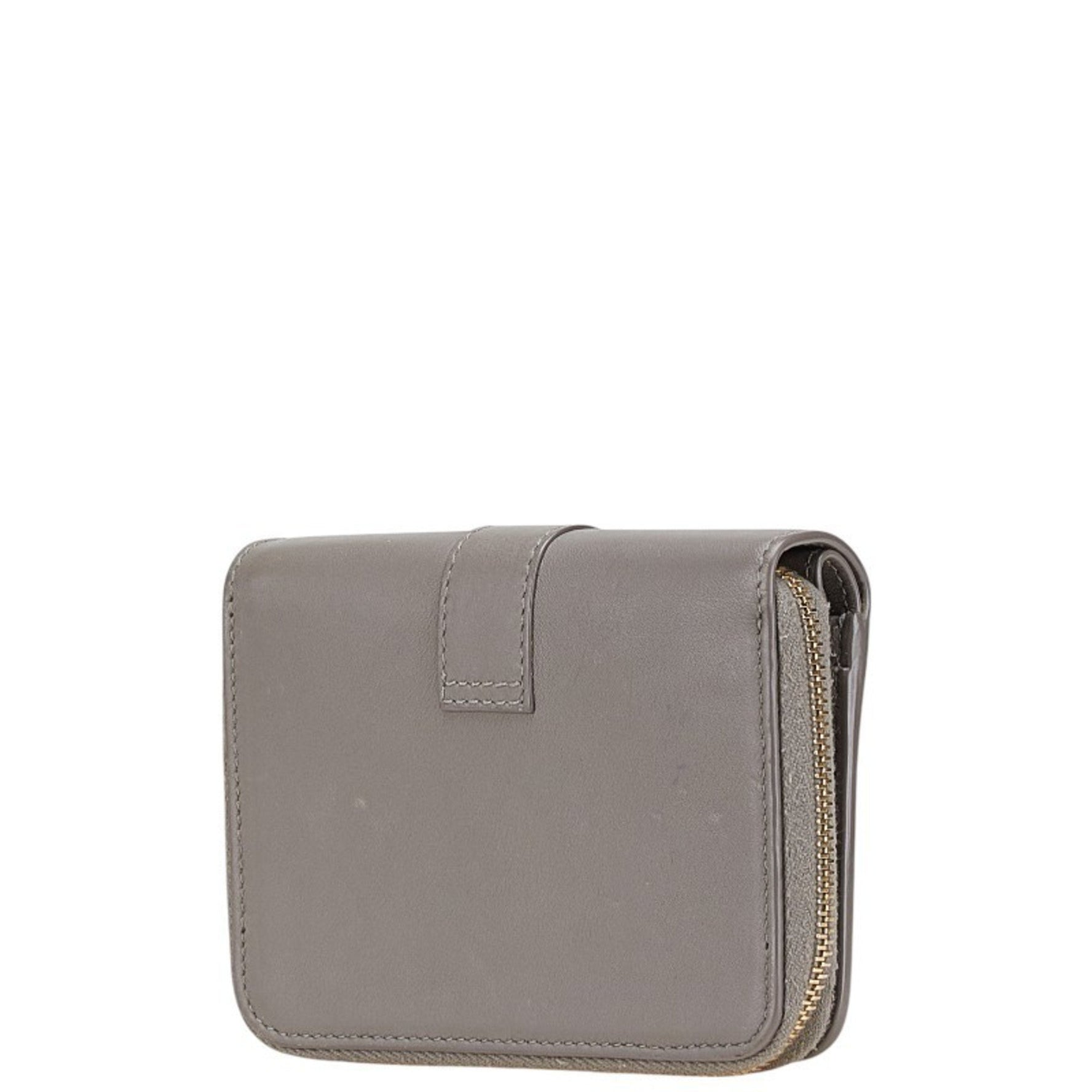 Saint Laurent YSL Bi-fold Compact Wallet Leather SAINT LAURENT