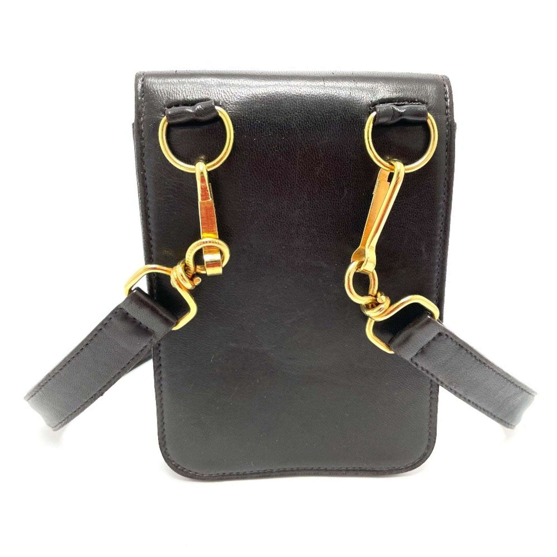 CHANEL Matelasse Two-Tone Pouch/Waist Bag in Lambskin, Black and Beige