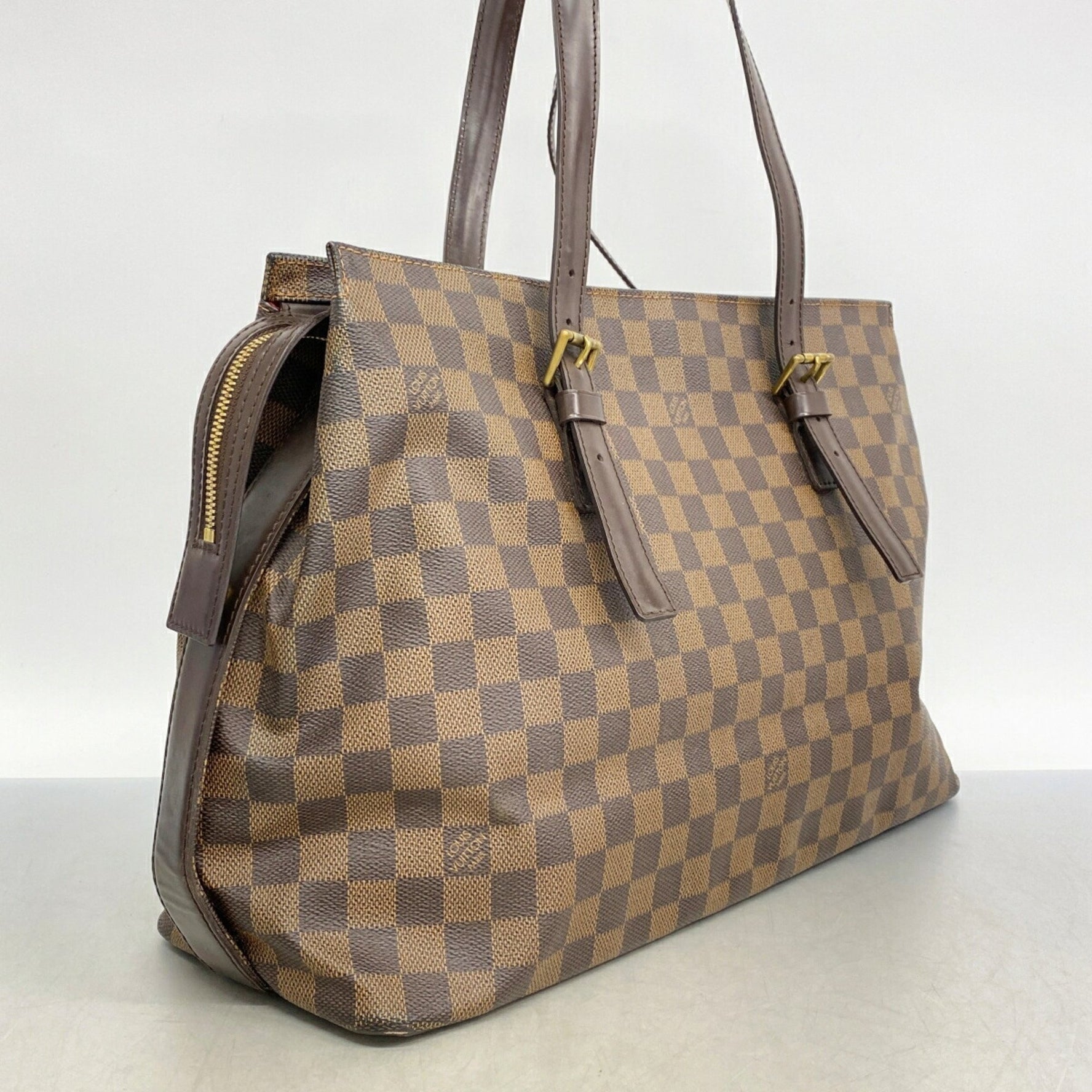 Louis Vuitton Damier Chelsea Shoulder Bag N51119 Ebene Women's