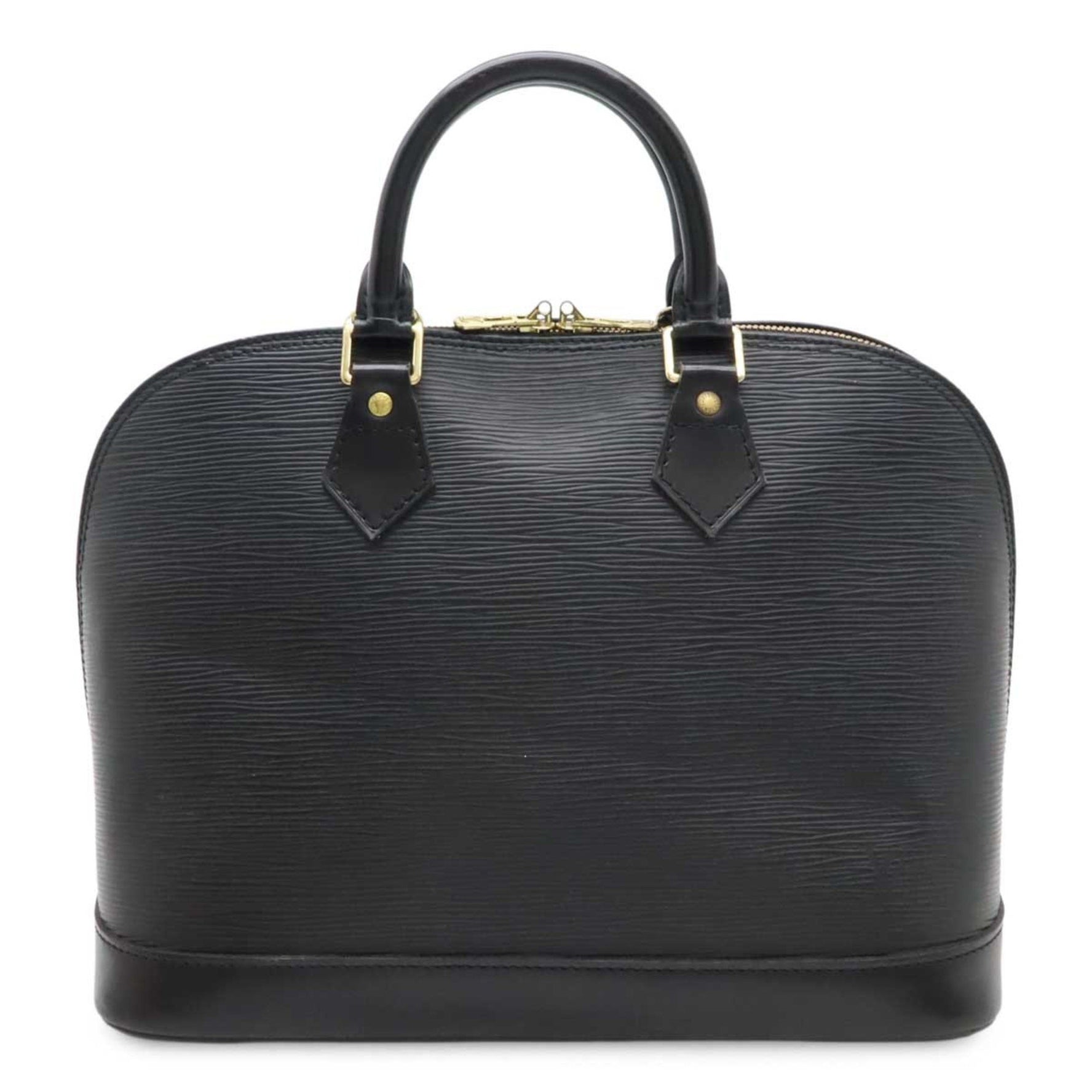 Louis Vuitton Epi Alma Handbag Leather Noir Black