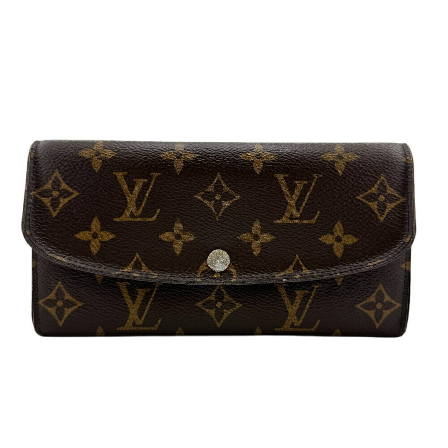 Louis Vuitton Wallet Portefeuille Emily Monogram Long Brown
