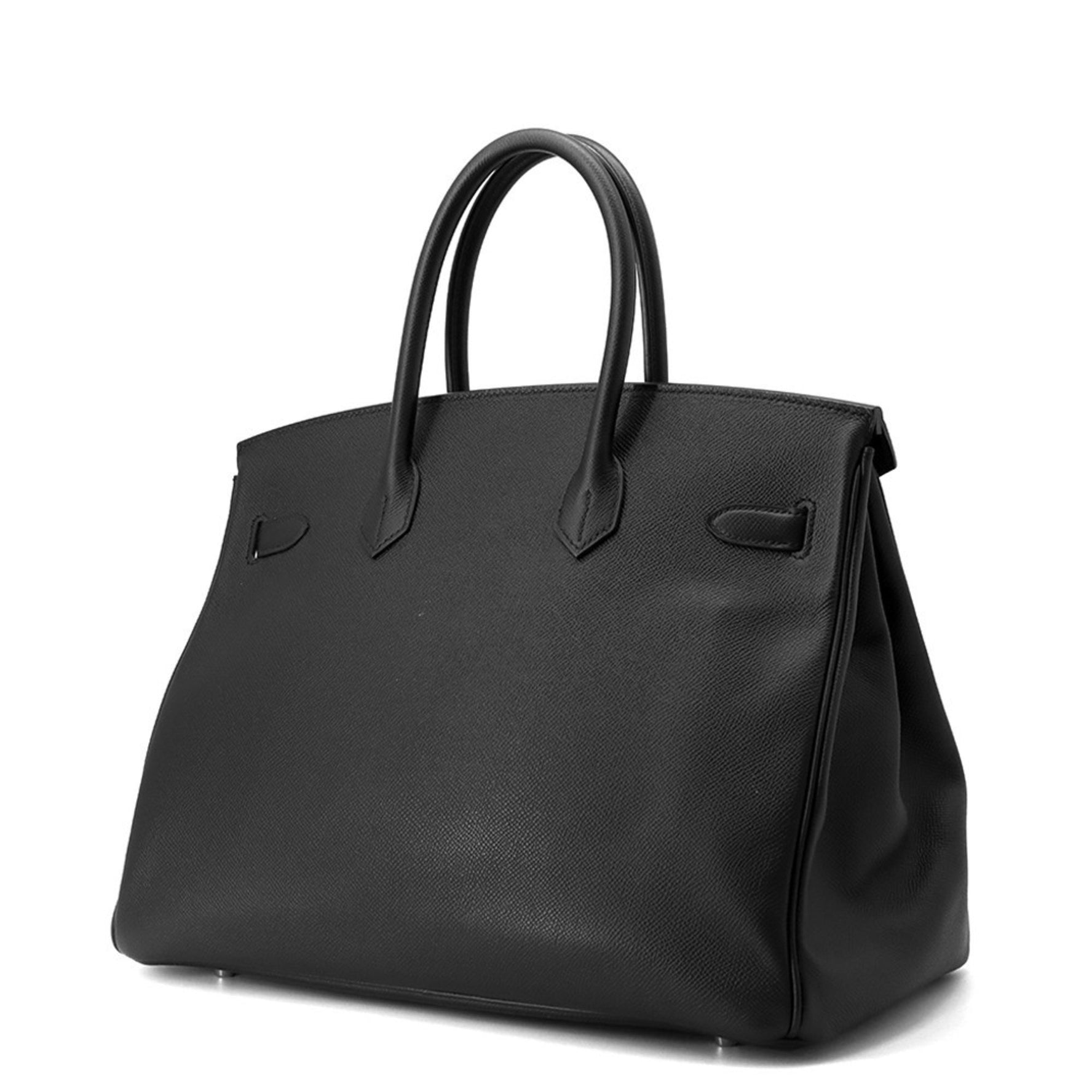 Hermes Birkin 35 Black Epson T Stamp HERMES Handbag