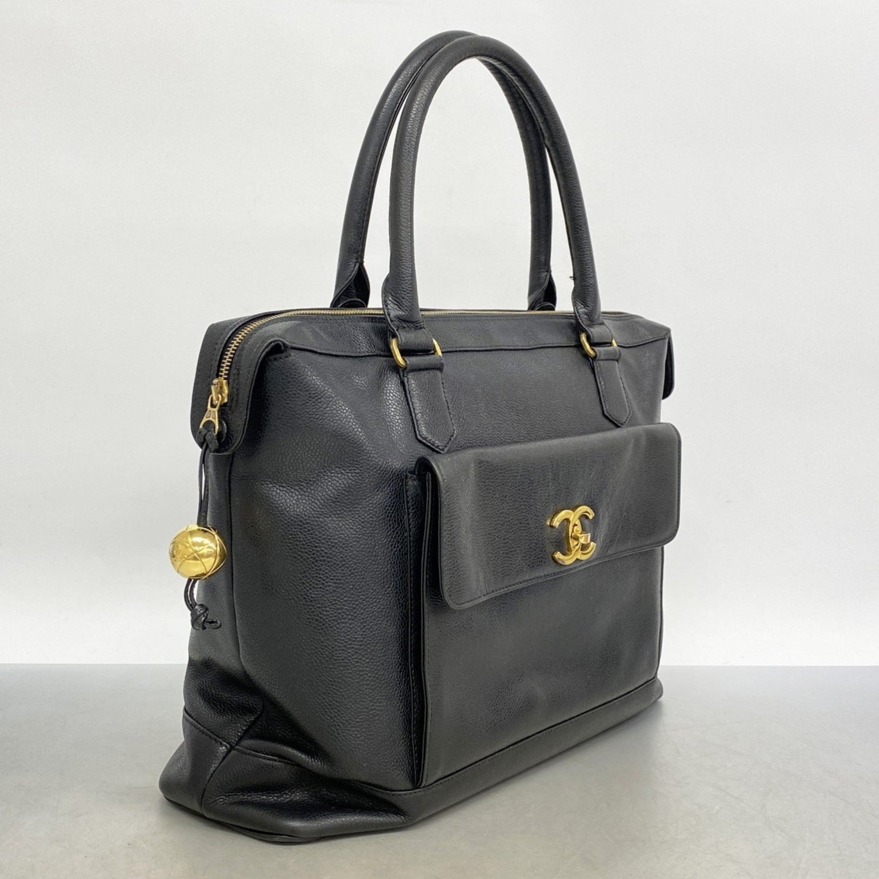 Chanel Caviar Skin Tote Bag