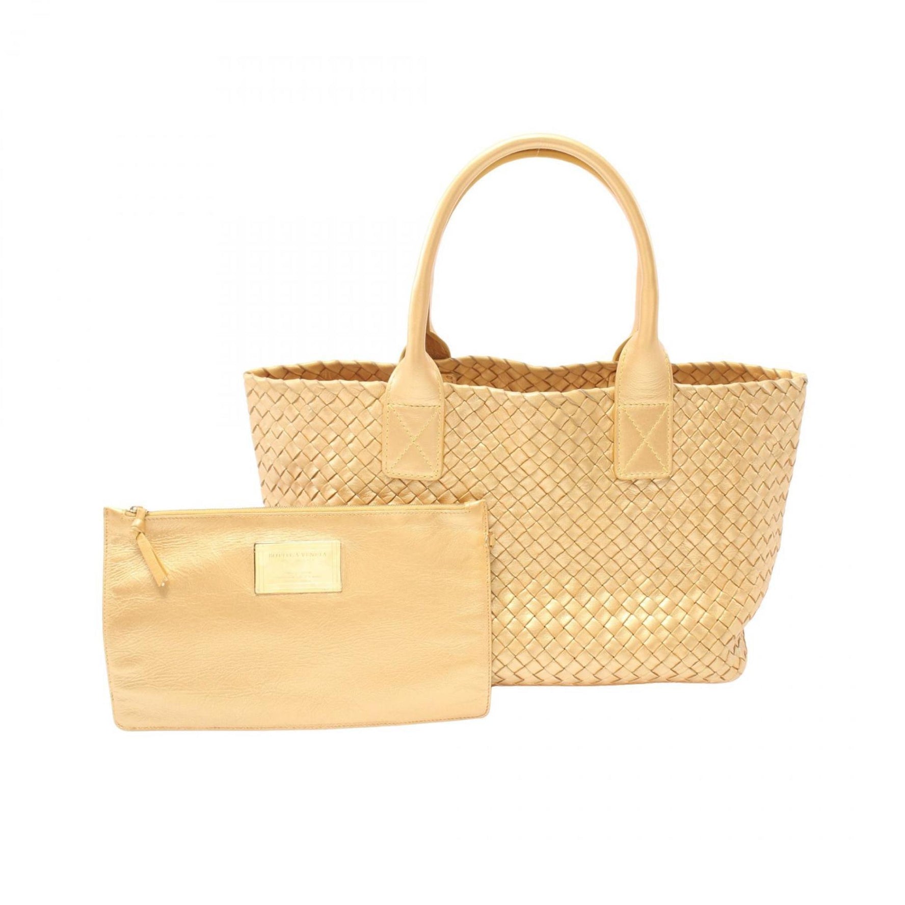 BOTTEGA VENETA Cabas PM Intrecciato Tote Bag Leather