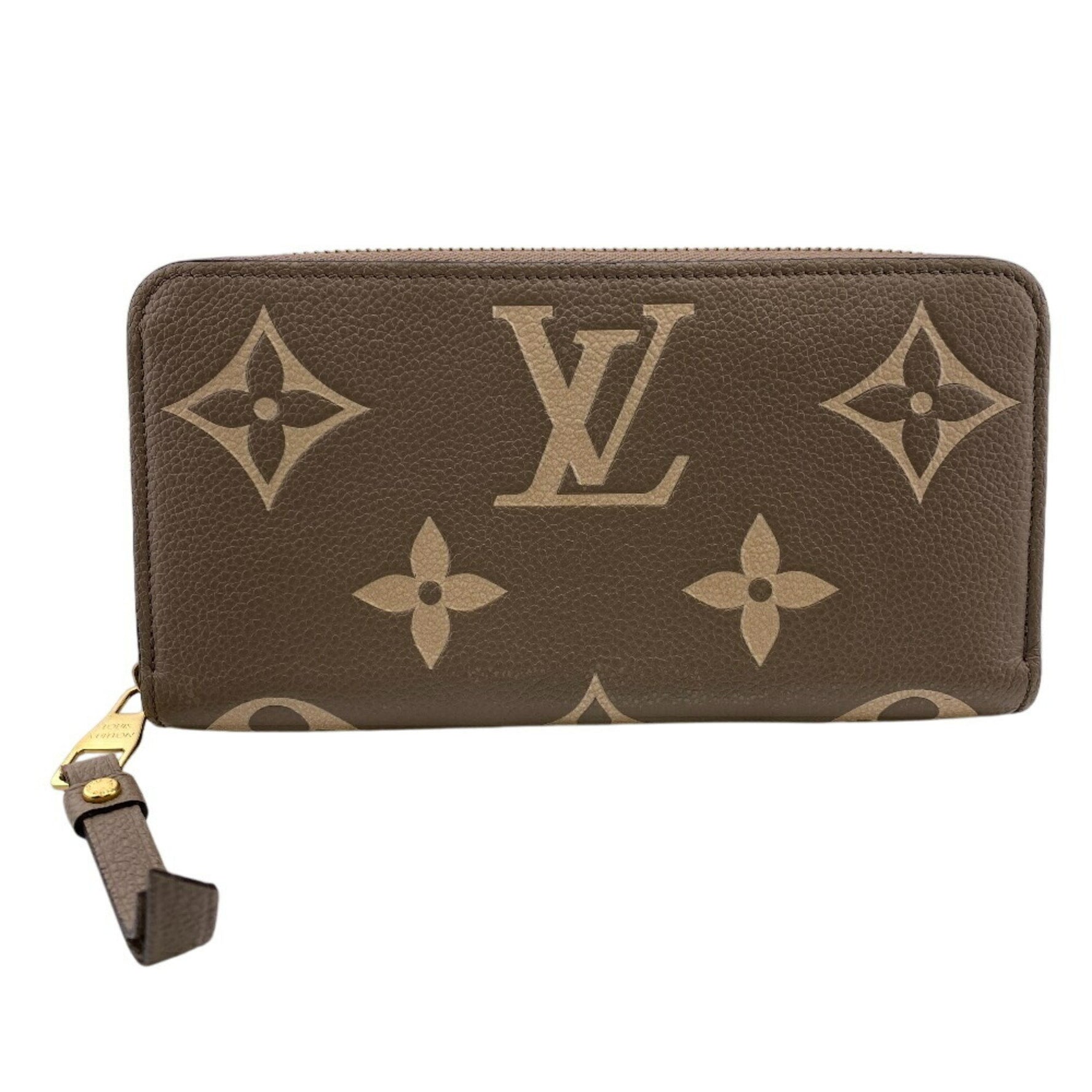LOUIS VUITTON Louis Vuitton Zippy Wallet M69794 Round Monogram Empreinte Long Gray Women's