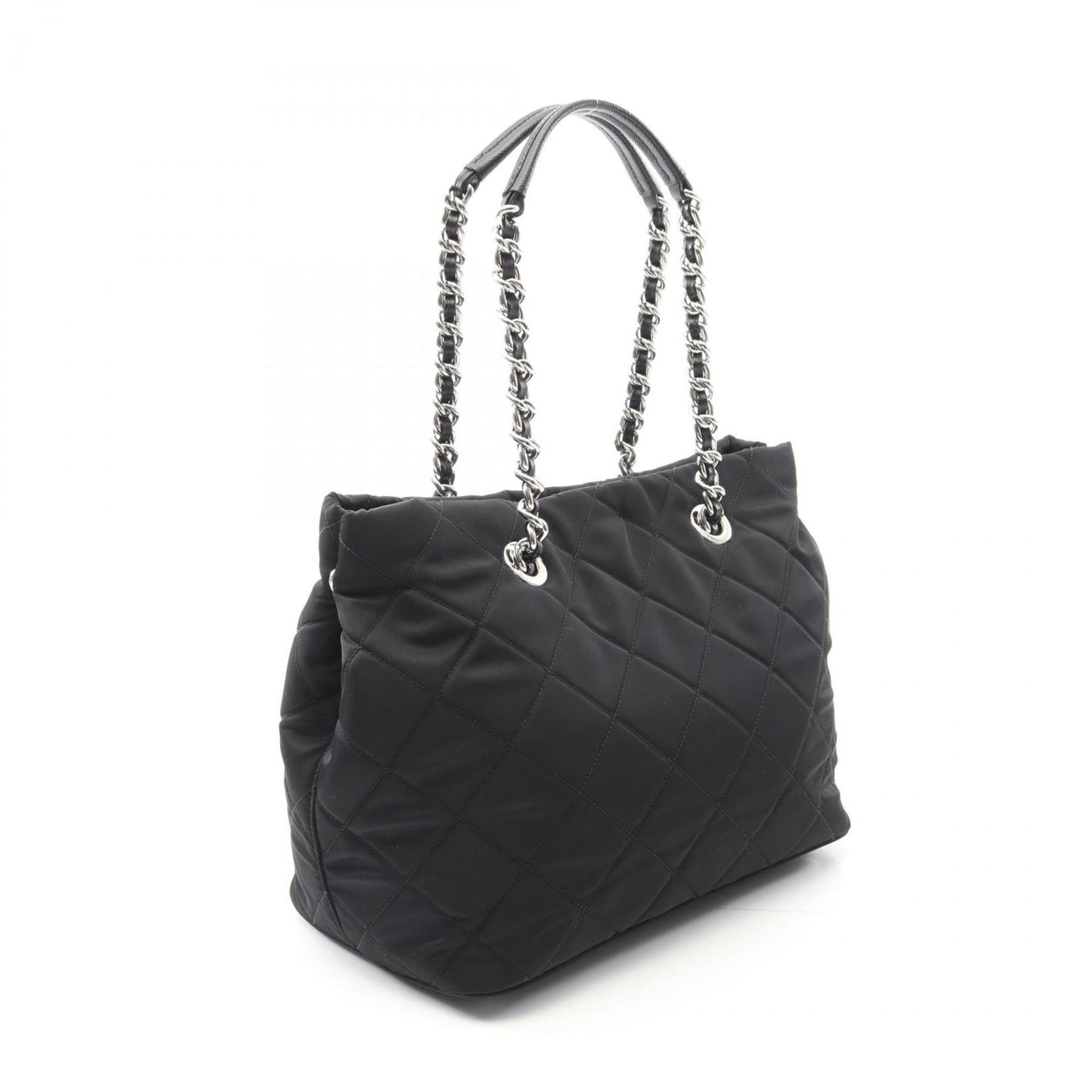 Prada TESSUTO IMPUNTU Tote Bag in Nylon and Saffiano Leather