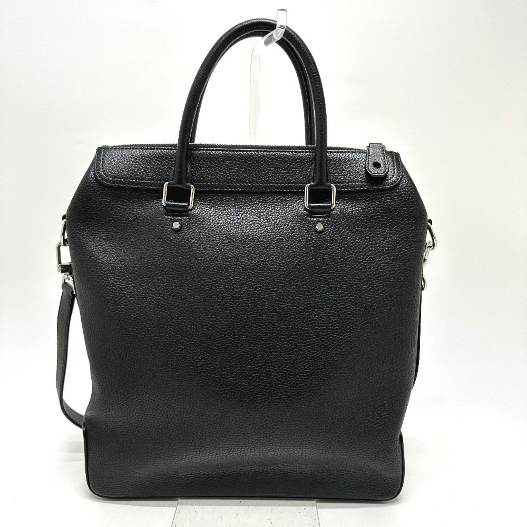 LOUIS VUITTON M94476 Greenwich Tote Bag in Taurillon Leather, Men's, Black