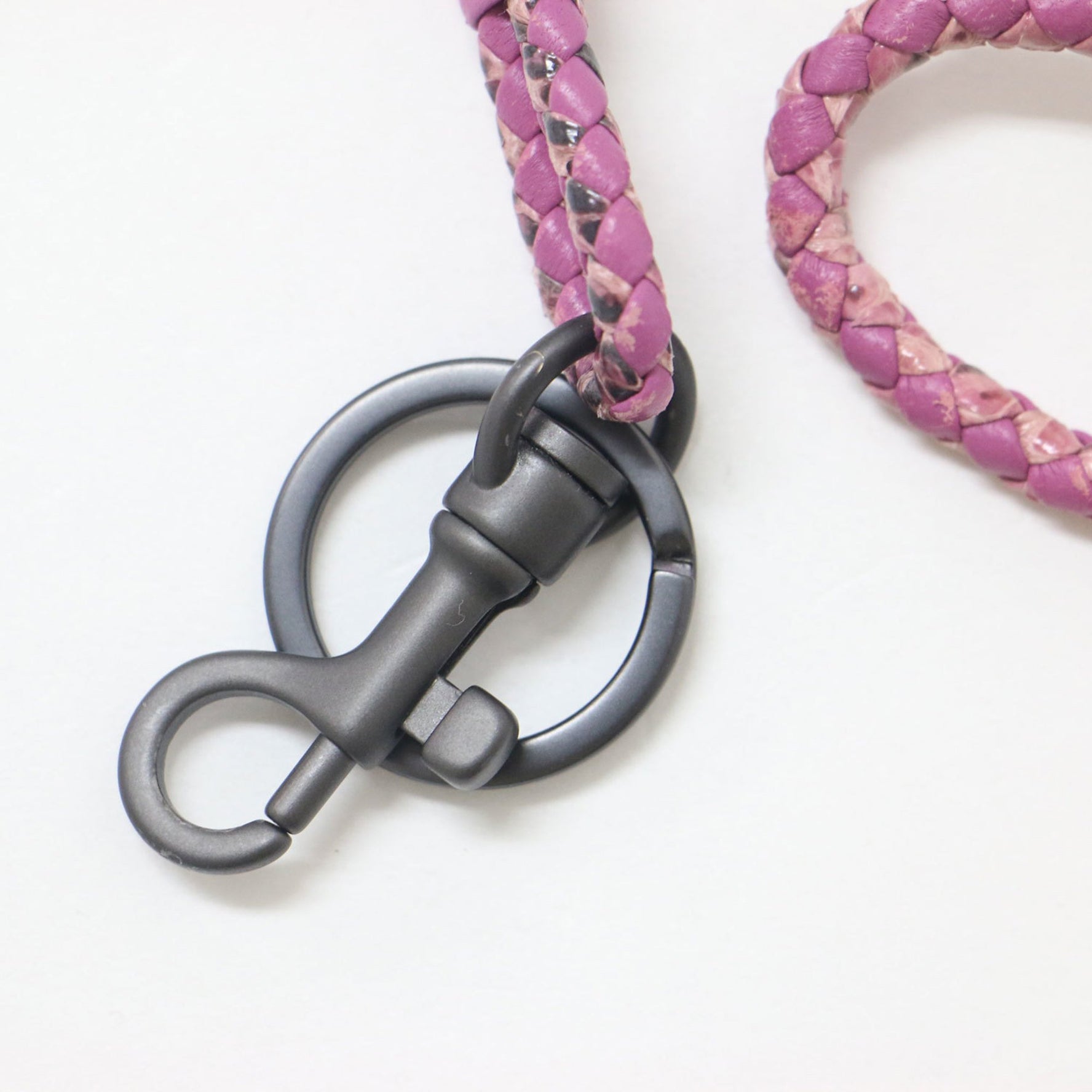 BOTTEGA VENETA Bottega Veneta Intrecciato Long Strap Neck Leather Key Ring