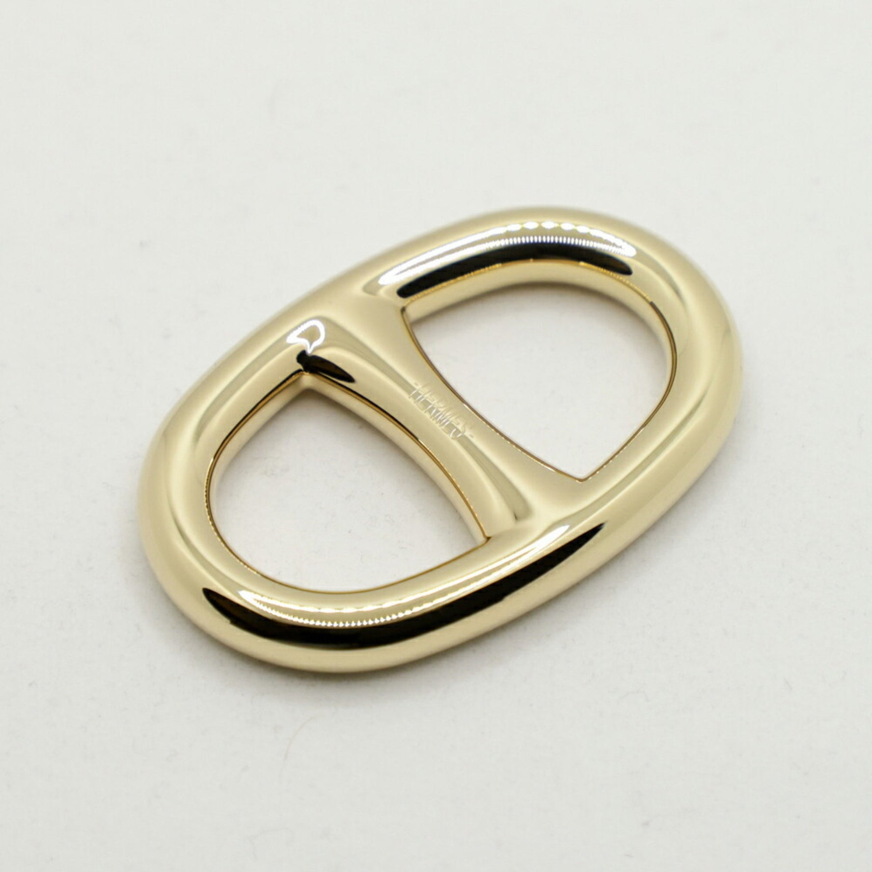 Hermes Chaine d'Ancre scarf ring, metal, clasp, 1502