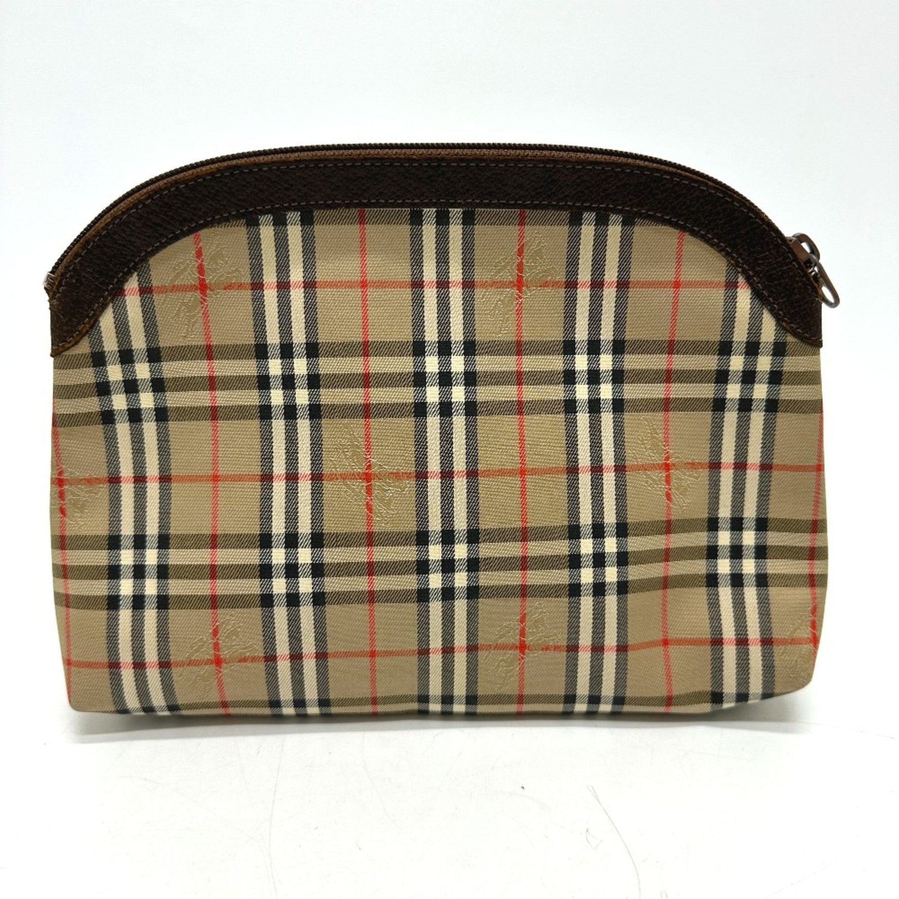 Burberry check Makeup pouch Cosmetics Pouch Pouch Beige