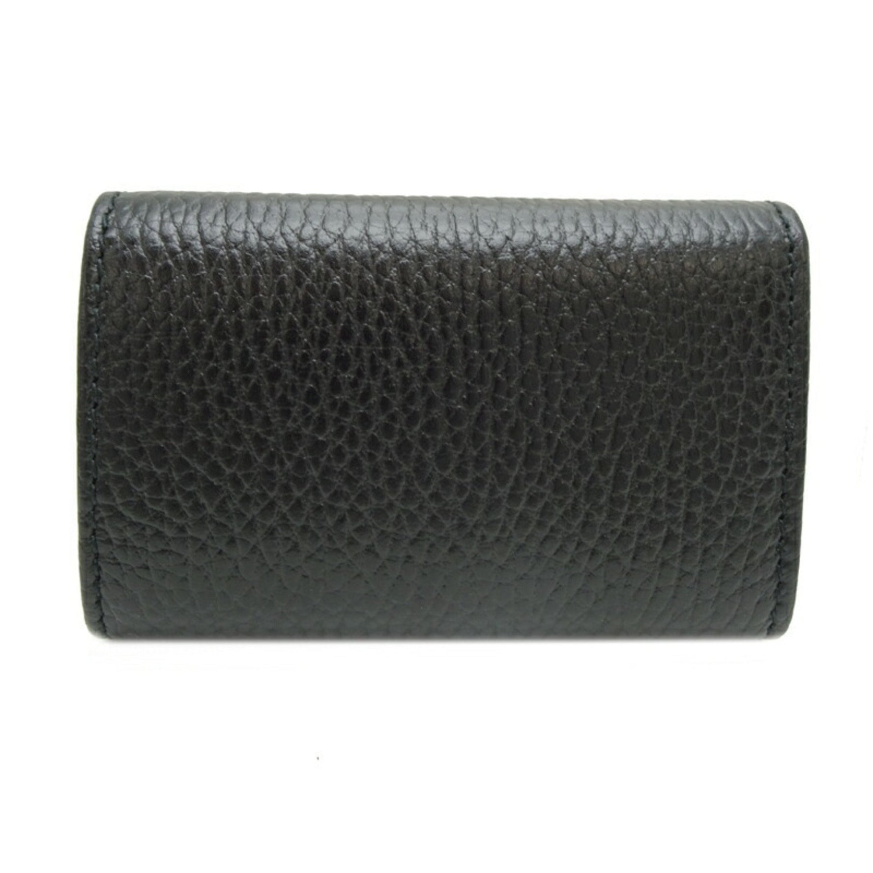 Gucci GG Marmont 6-ring women's key case in black leather