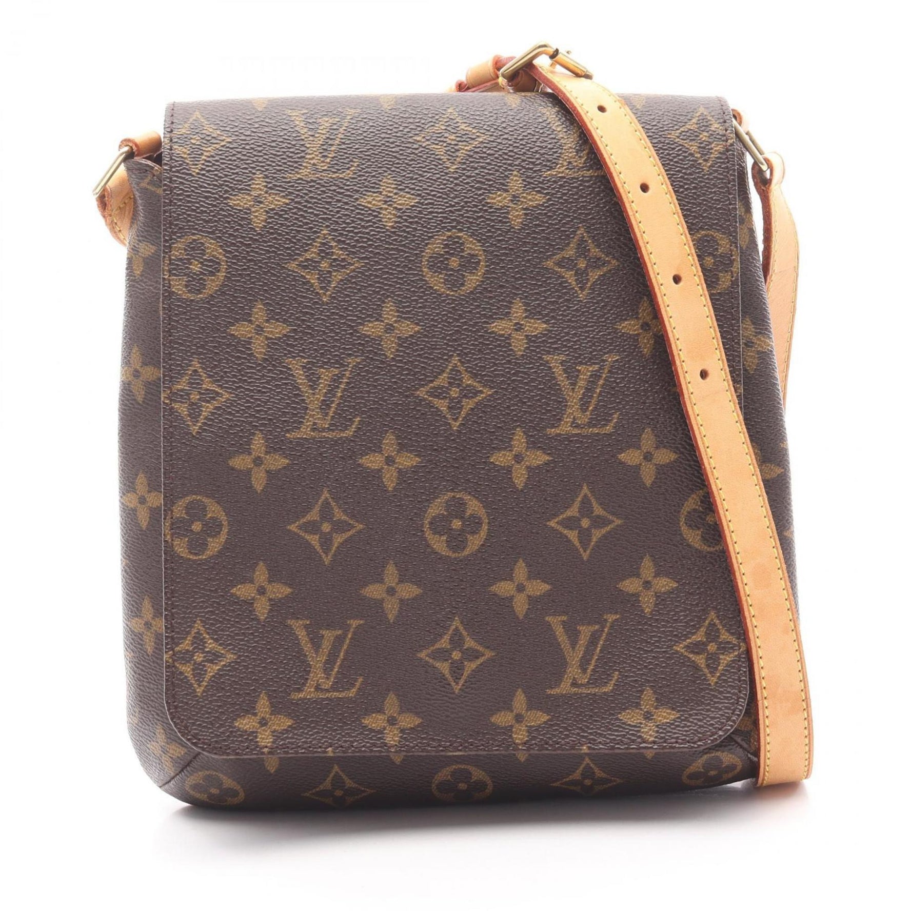 Louis Vuitton Musette Salsa Short Strap Shoulder Bag, Coated Canvas and Leather, Monogram, Brown