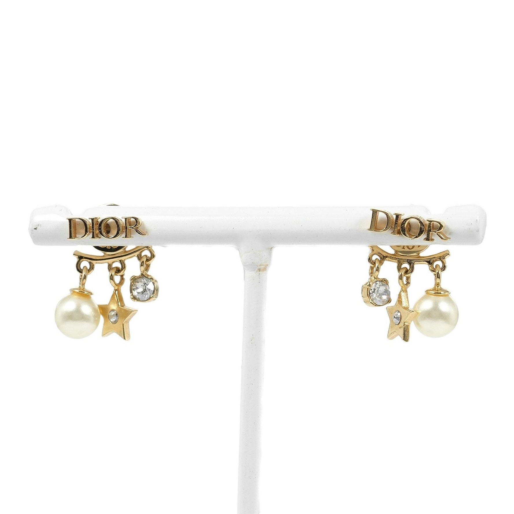 Christian Dior Revolution Earrings, Evolution x Metal, Approx.