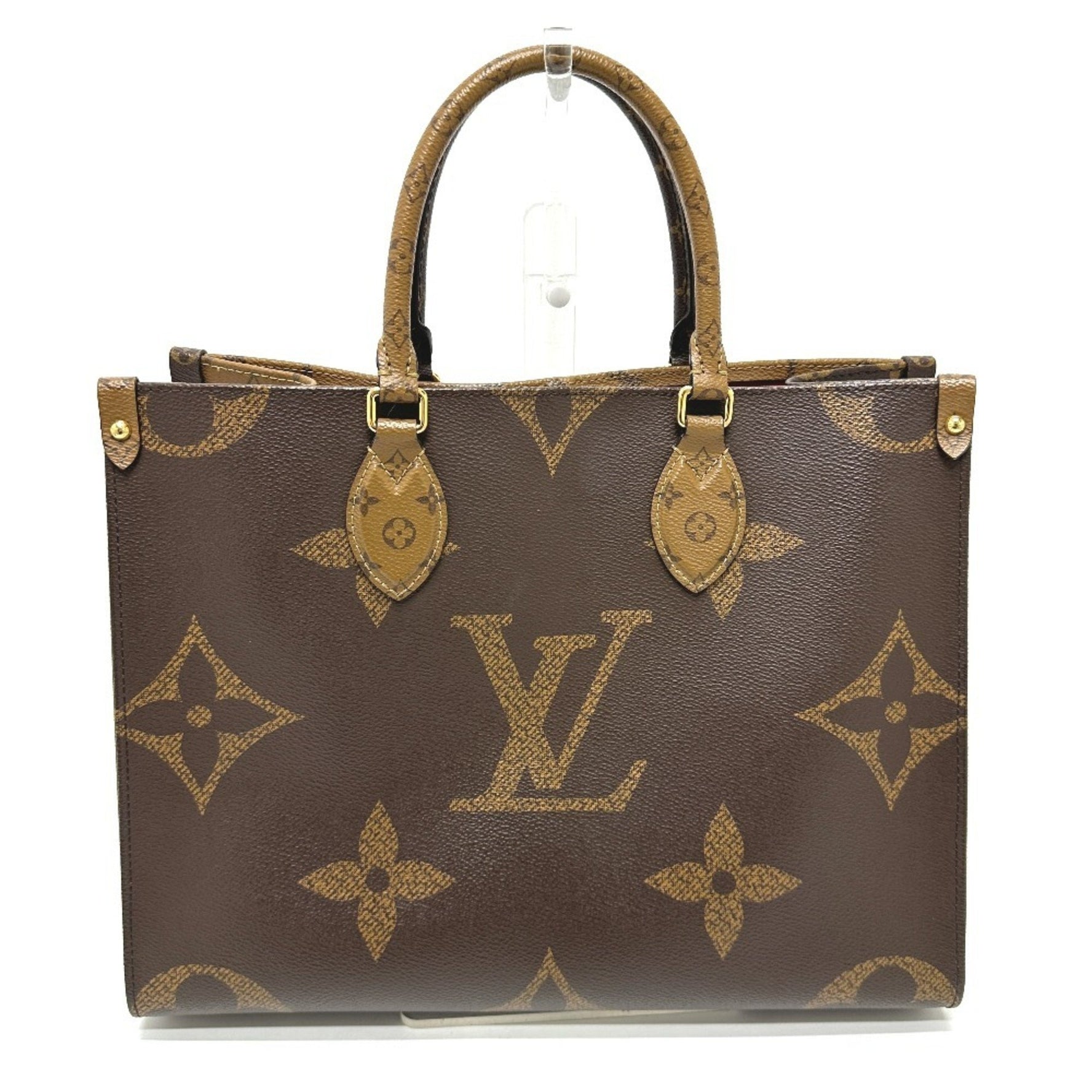 LOUIS VUITTON Monogram On the Go MM Shoulder Bag/Tote Bag in Canvas