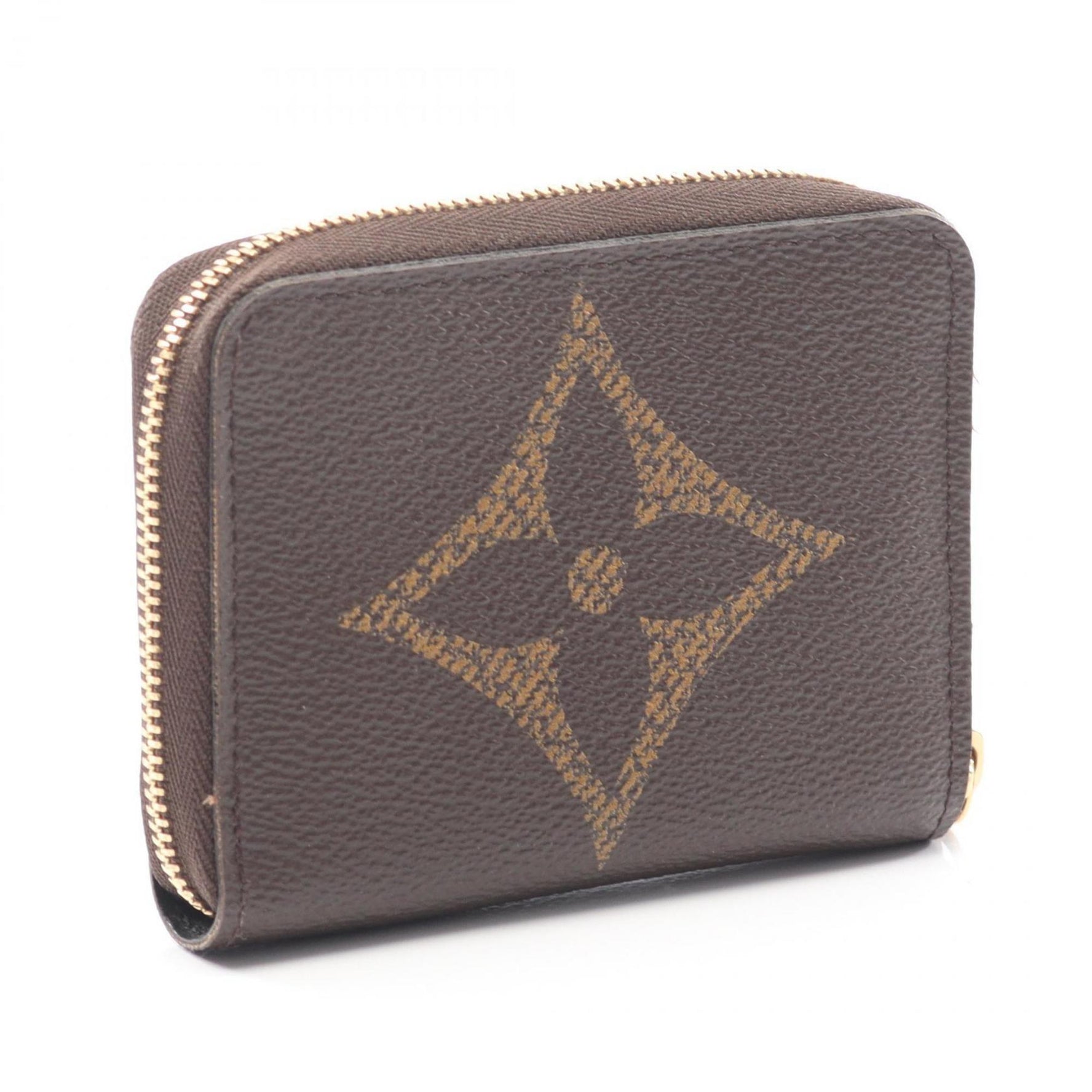 Louis Vuitton Zippy Coin Purse, Monogram Giant, Leather