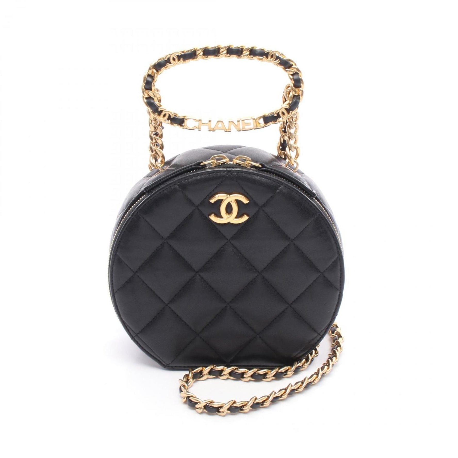 CHANEL Matelasse Shoulder Bag, Lambskin Leather