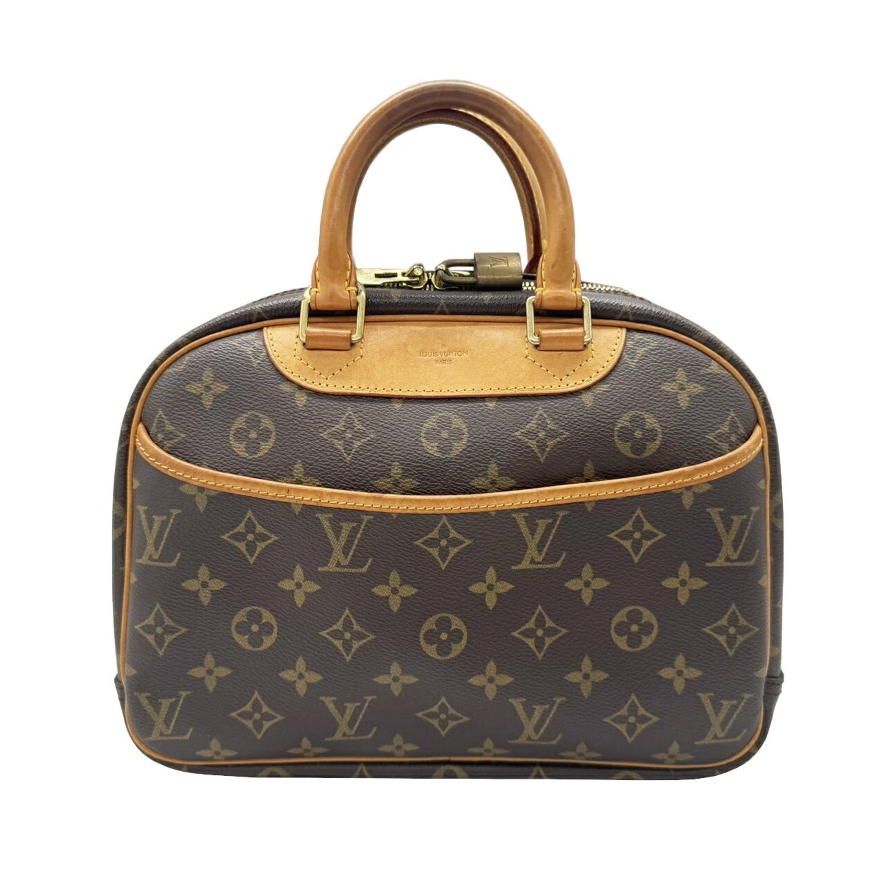Louis Vuitton Trouville Monogram Handbag Bowling Vanity