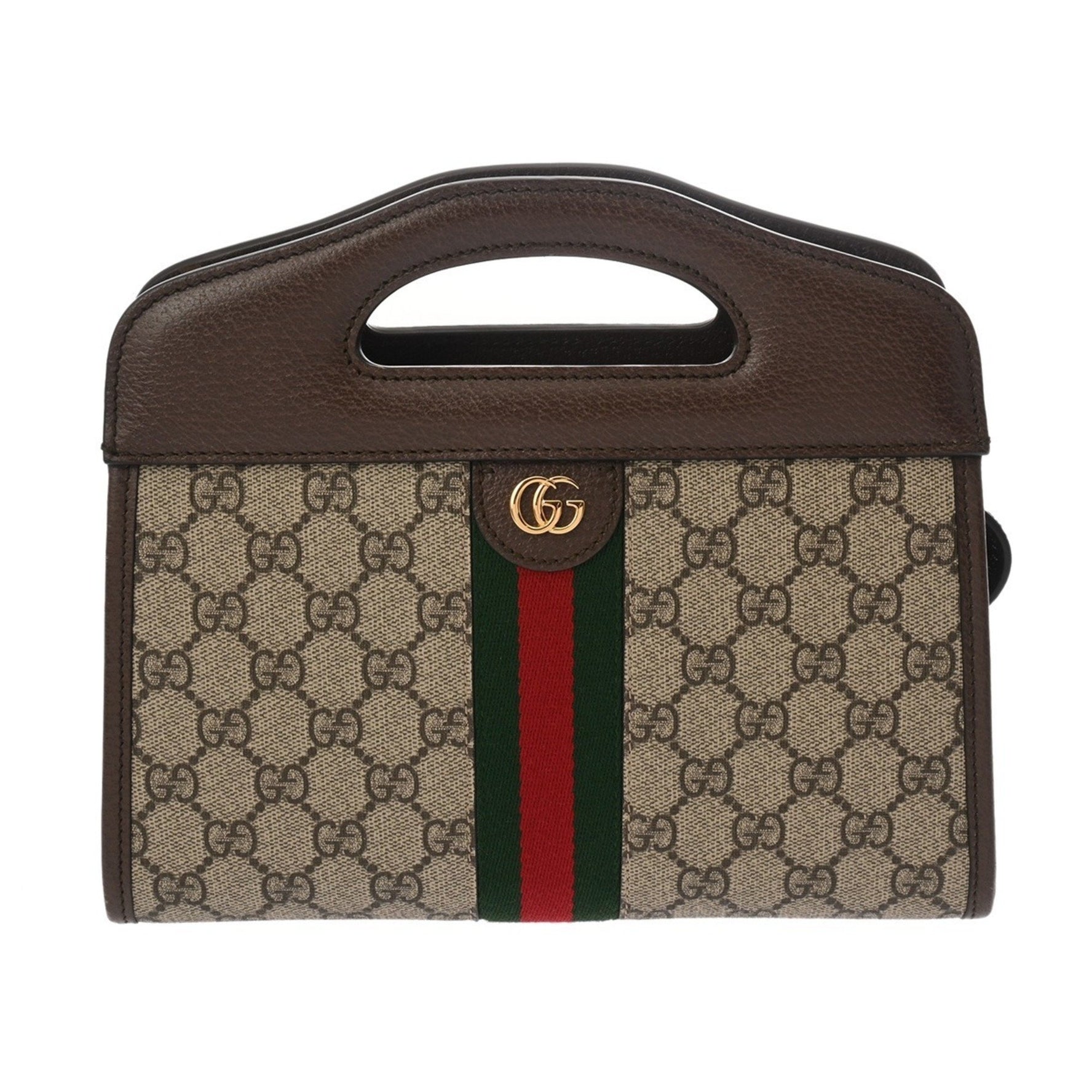 GUCCI Ophidia Handbag, GG Supreme Canvas and Leather Handbag