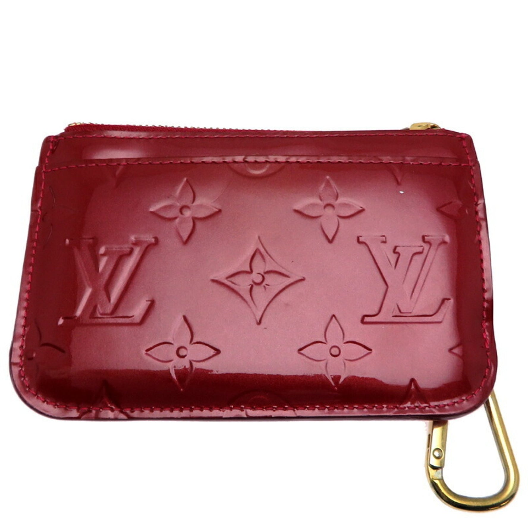 Louis Vuitton Pochette Cle NM Coin Case Monogram Vernis Pomme d'Amour