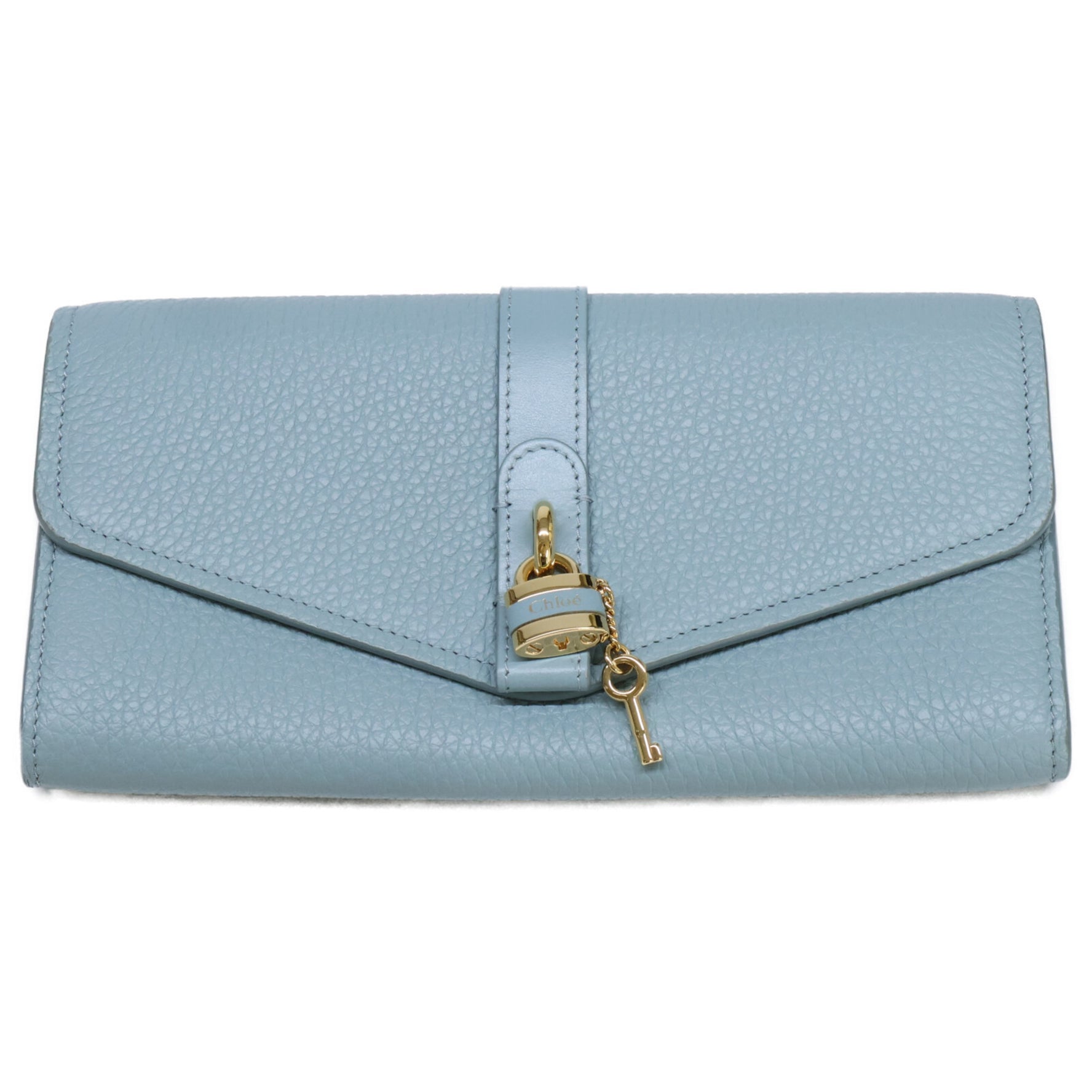 Chloé CHLOE 01-20-99-65 Abby Long Wallet (with Coin Purse) Light Blue