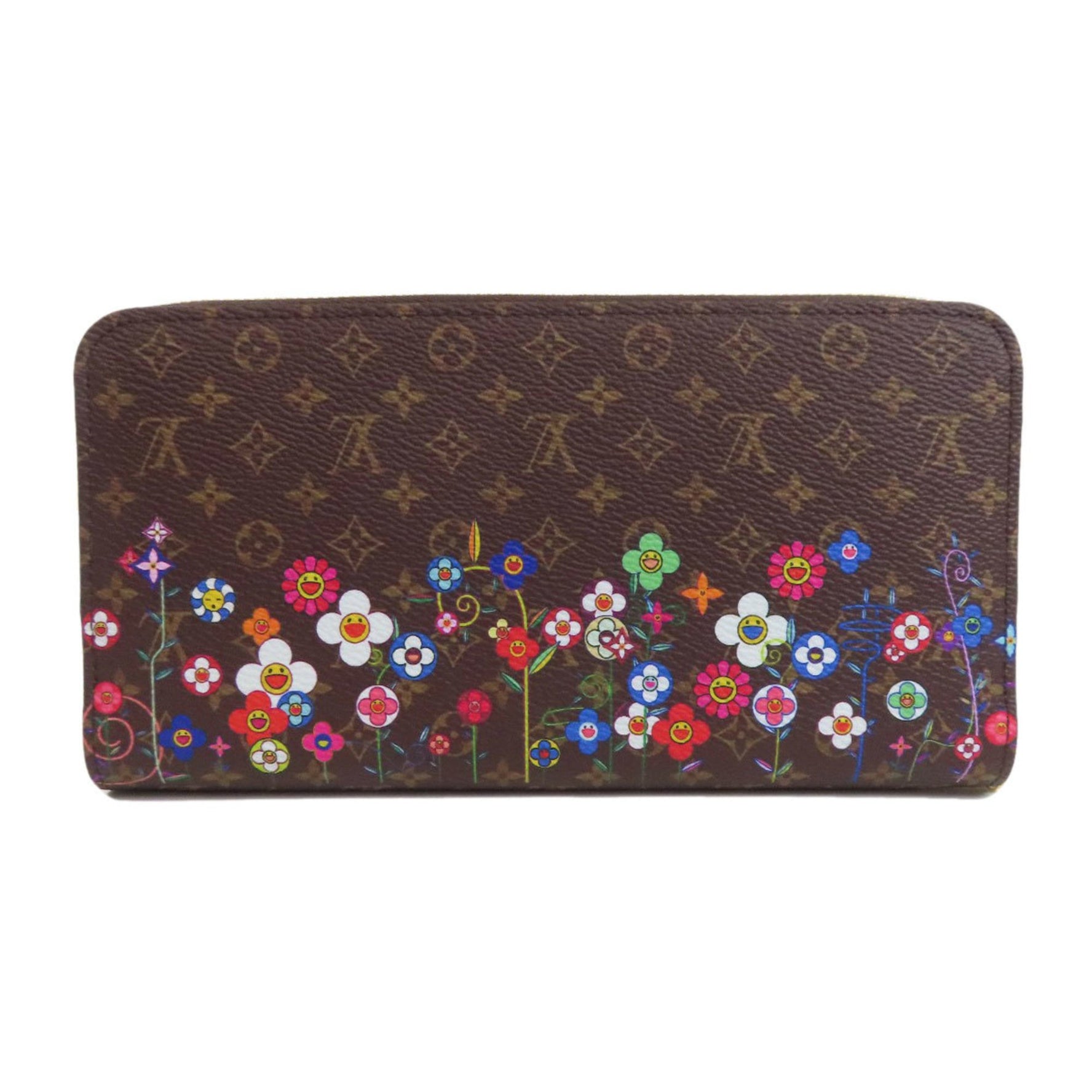 Louis Vuitton Takashi Murakami Collaboration Zippy Wallet Long Monogram Canvas