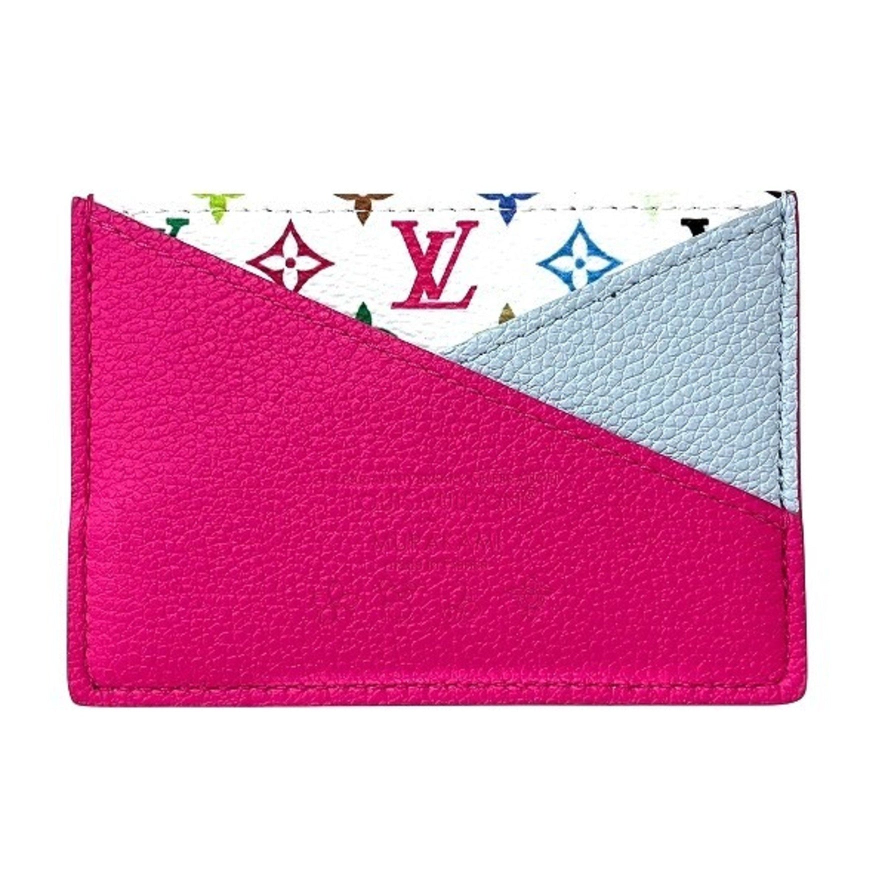 Louis Vuitton Monogram Multicolore Porte Carte Criss Cross Card Case in Collaboration with Takashi Murakami
