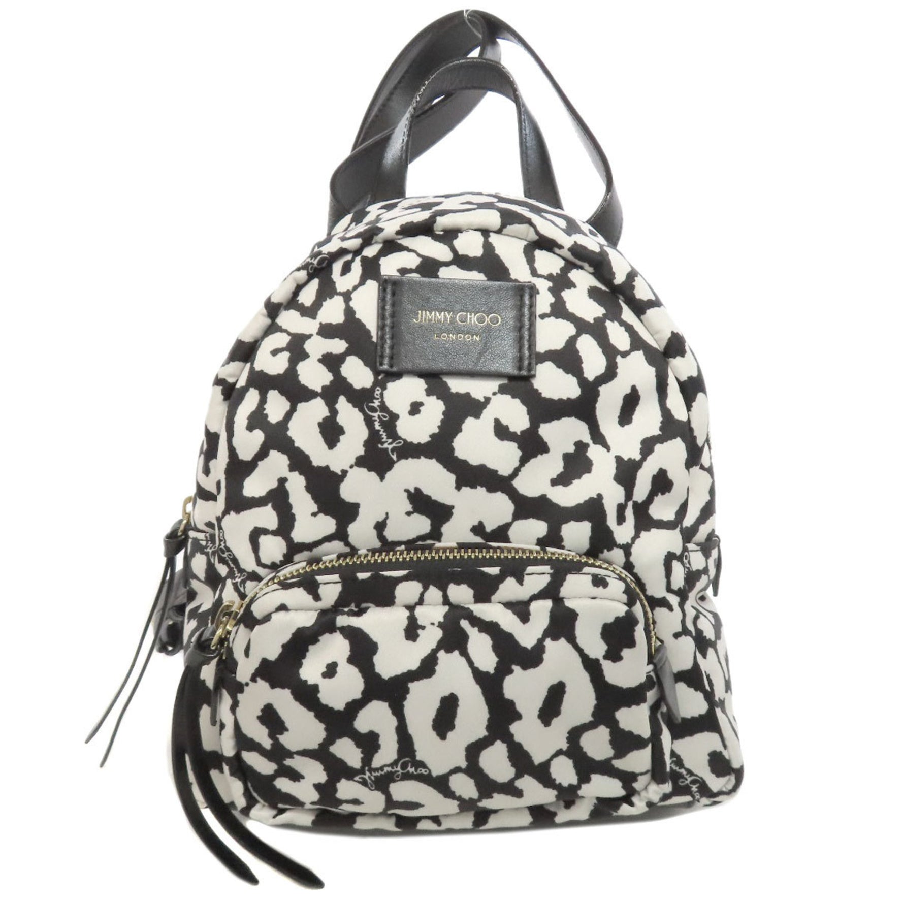Jimmy Choo Dalmatian pattern backpack/daypack nylon material