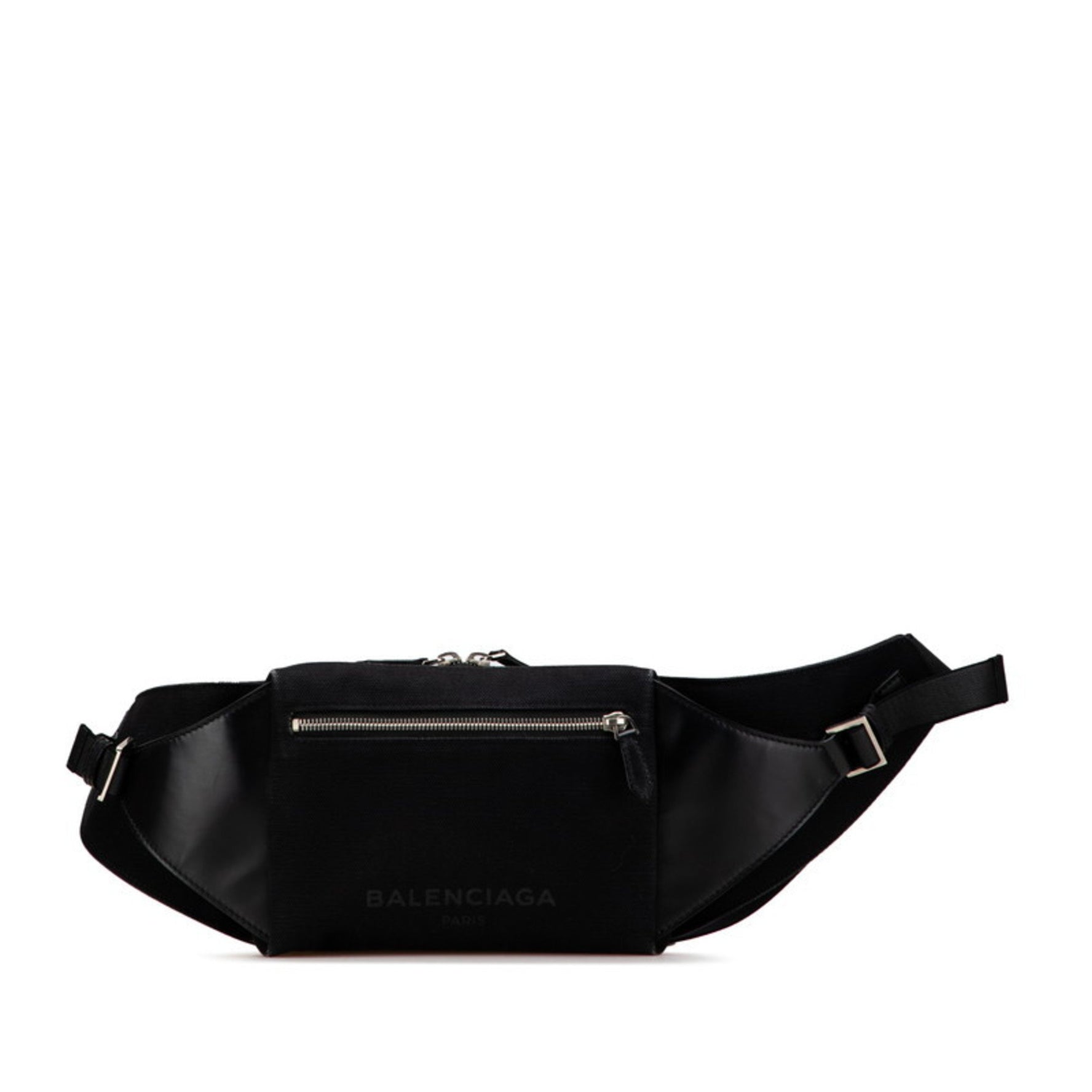 Balenciaga Waist Bag/Body Bag Black Canvas and Leather Men's BALENCIAGA
