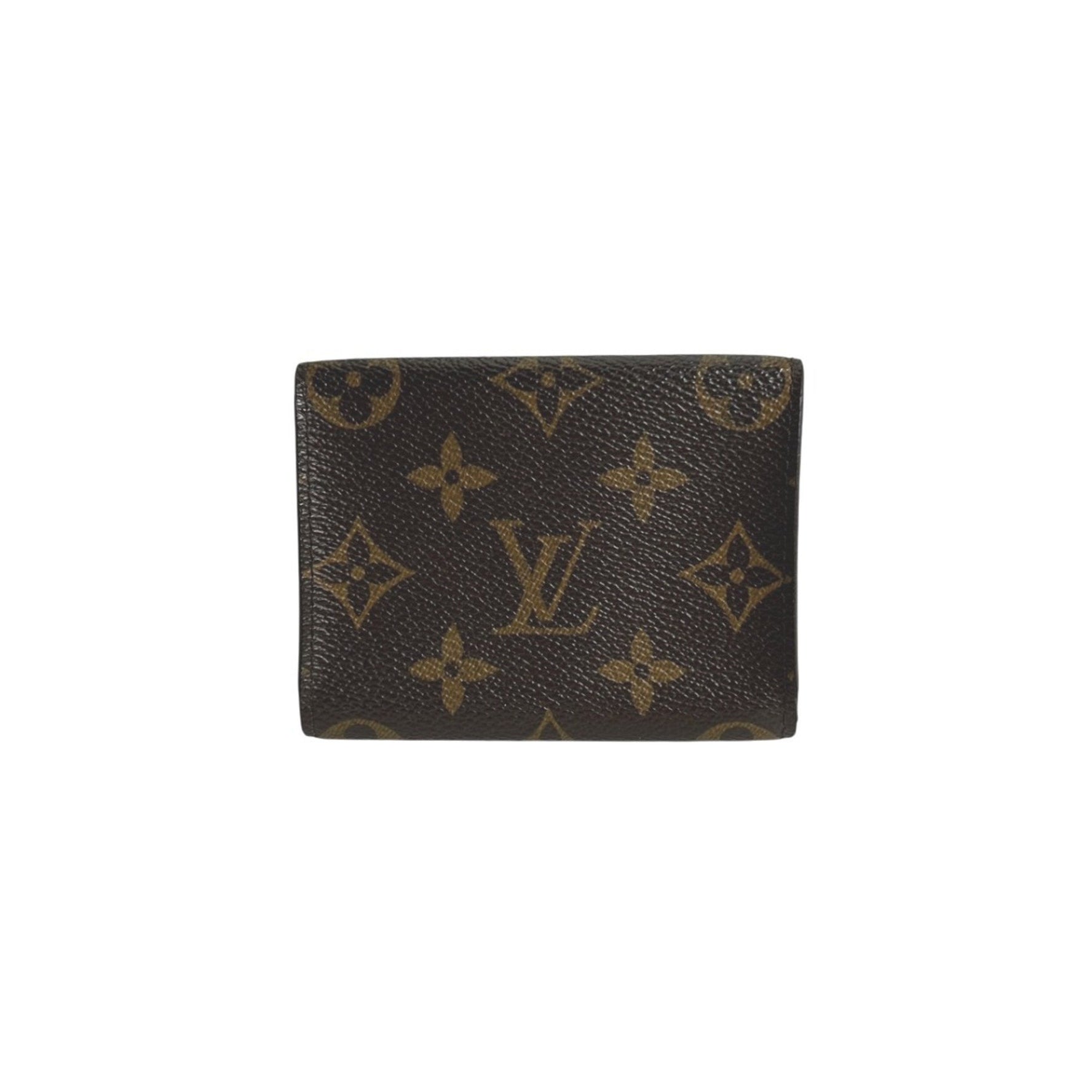 Louis Vuitton Business Card Holder, Case, LV Monogram Envelope Carte de Visite Canvas