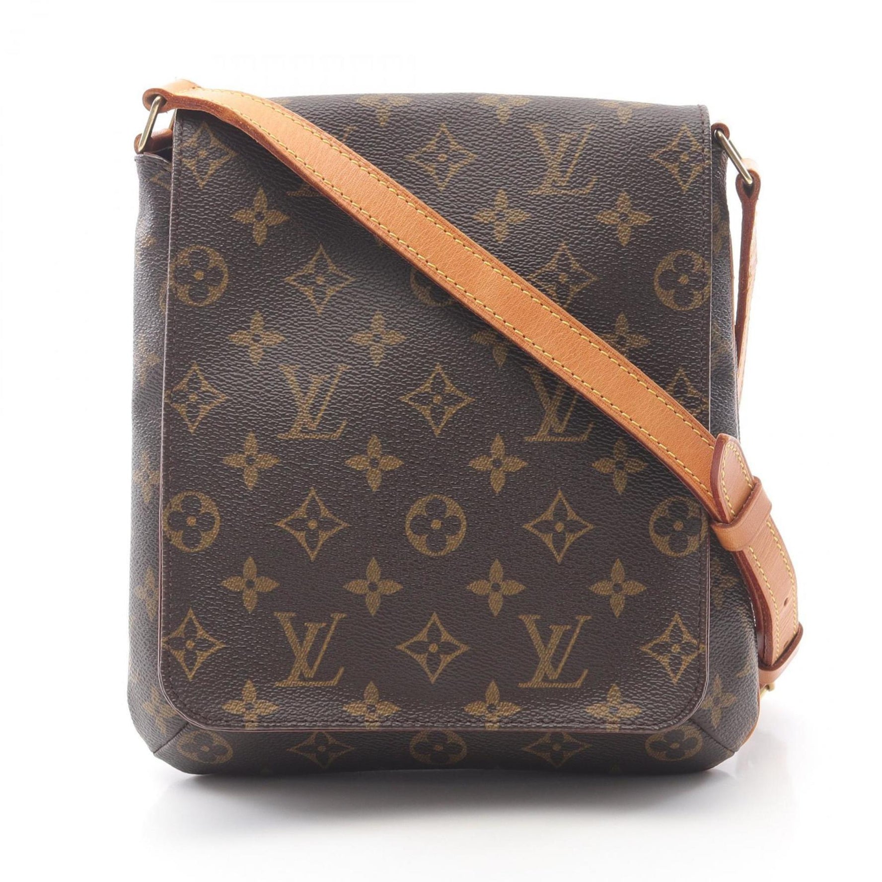 Louis Vuitton Musette Salsa Long Strap Shoulder Bag, Coated Canvas and Leather, Monogram, Brown