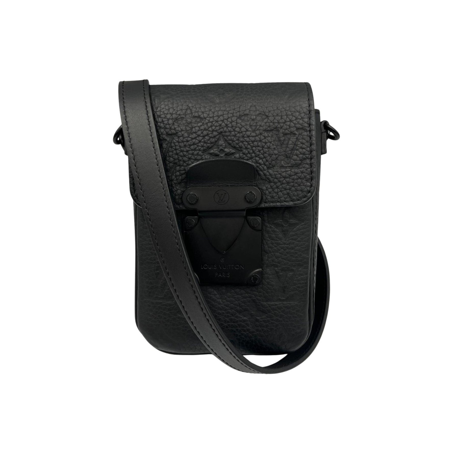 Louis Vuitton S-Lock Vertical Wearable Wallet Shoulder Bag Leather