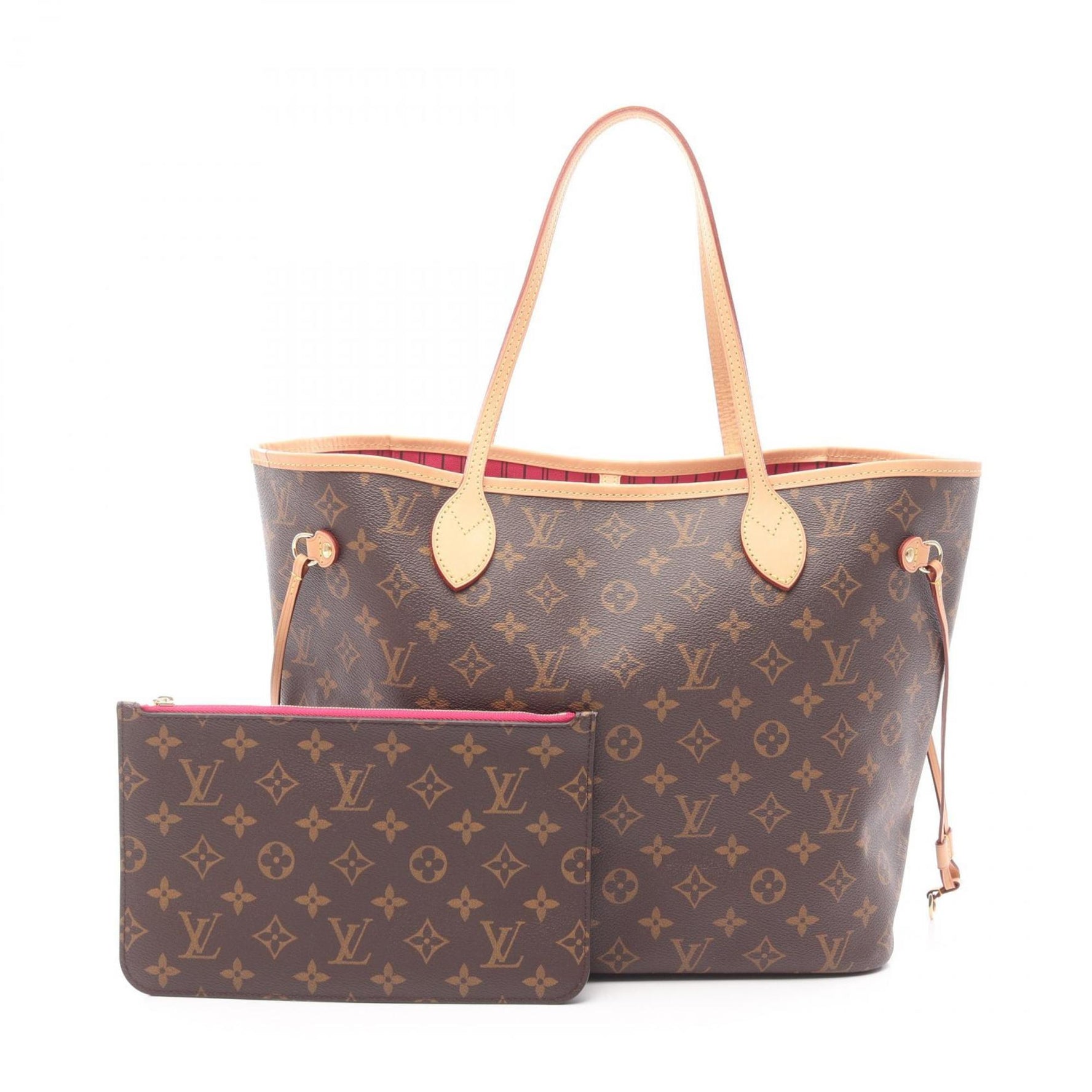 Louis Vuitton Neverfull MM Tote Bag, Coated Canvas and Leather, Monogram
