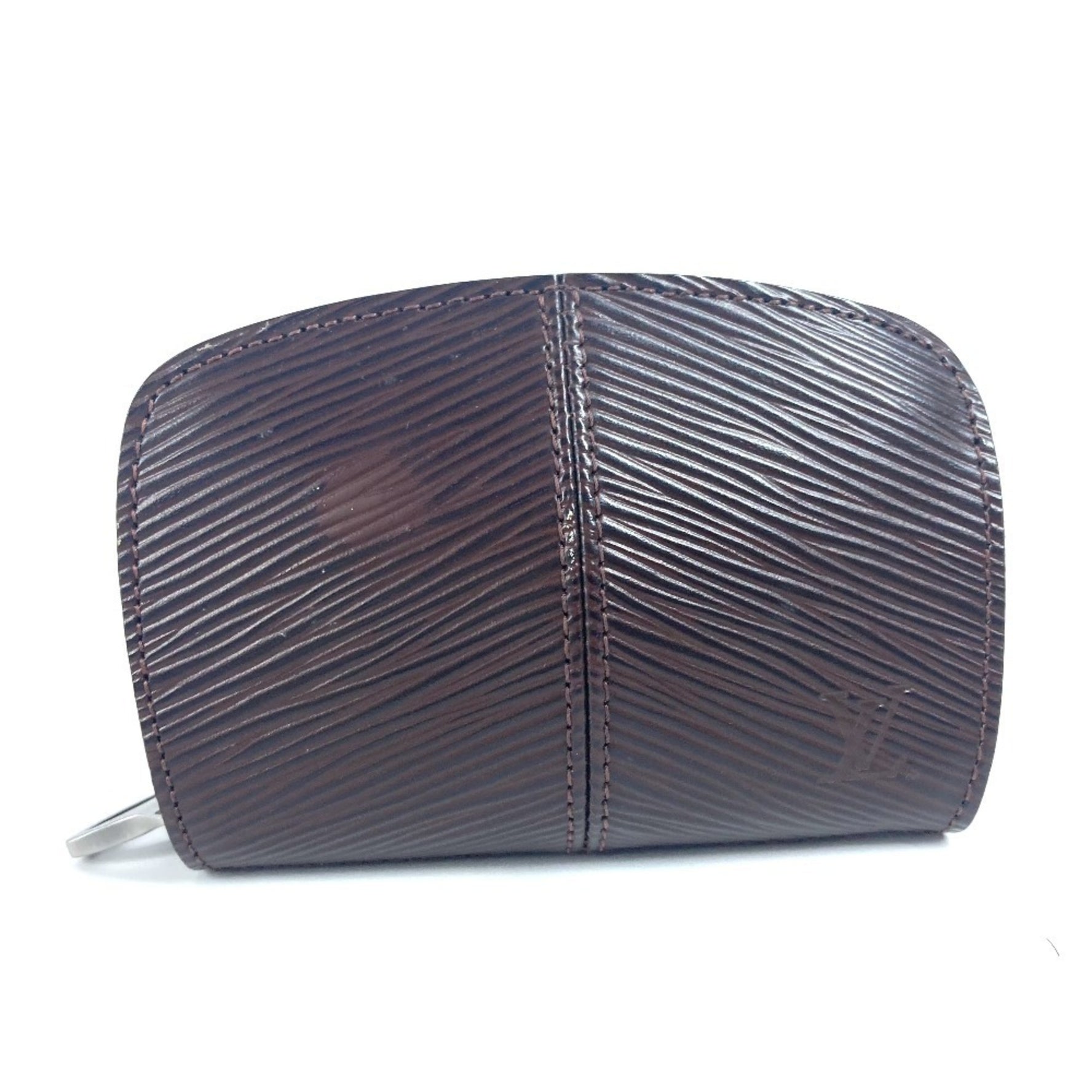 Louis Vuitton Epi Portefeuille Z Wallet Coin Purse Round Zipper Wallet/Coin Case Leather Men's Mocha Brown