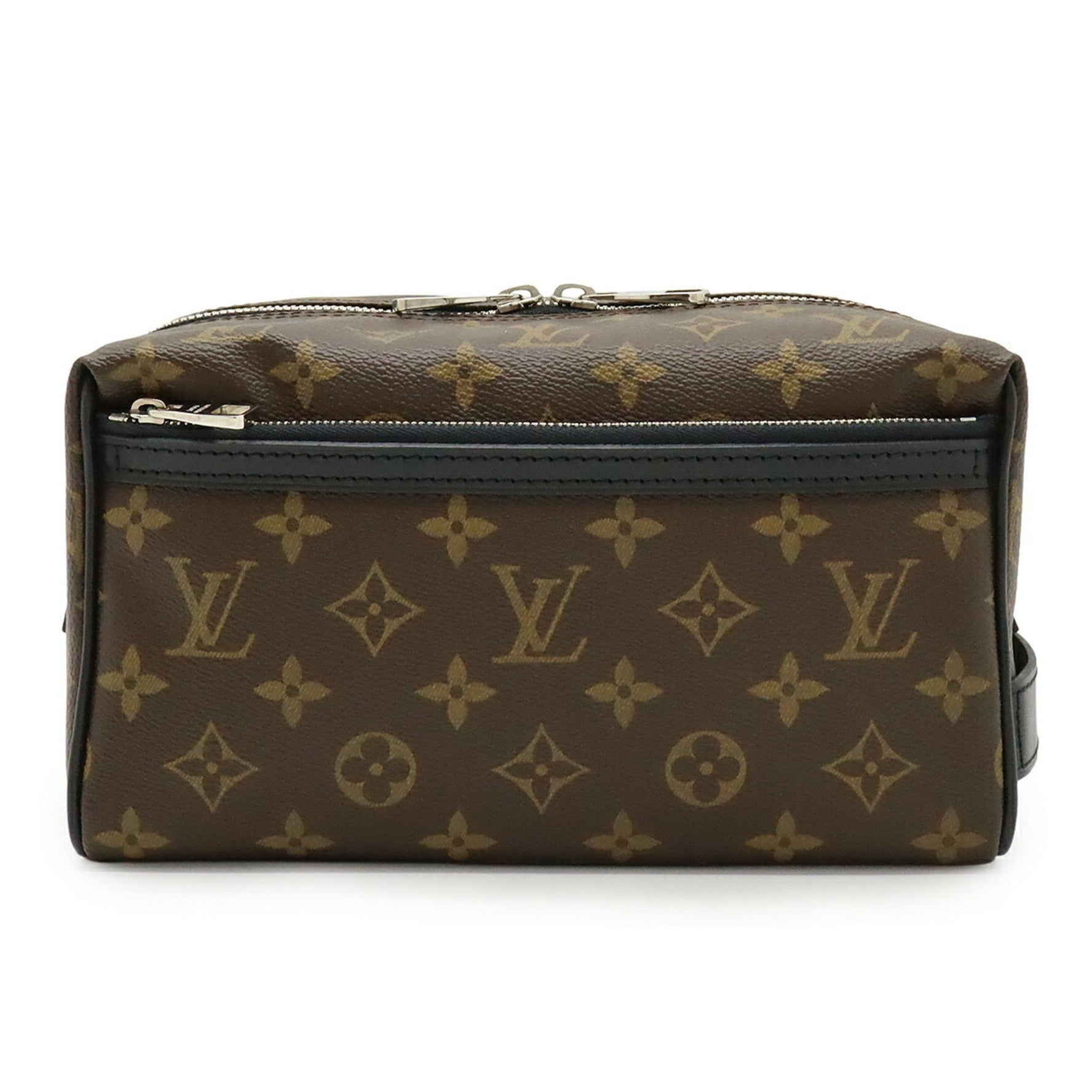 LOUIS VUITTON Monogram Macassar Truss Toilette Pouch Travel Second Bag Handbag