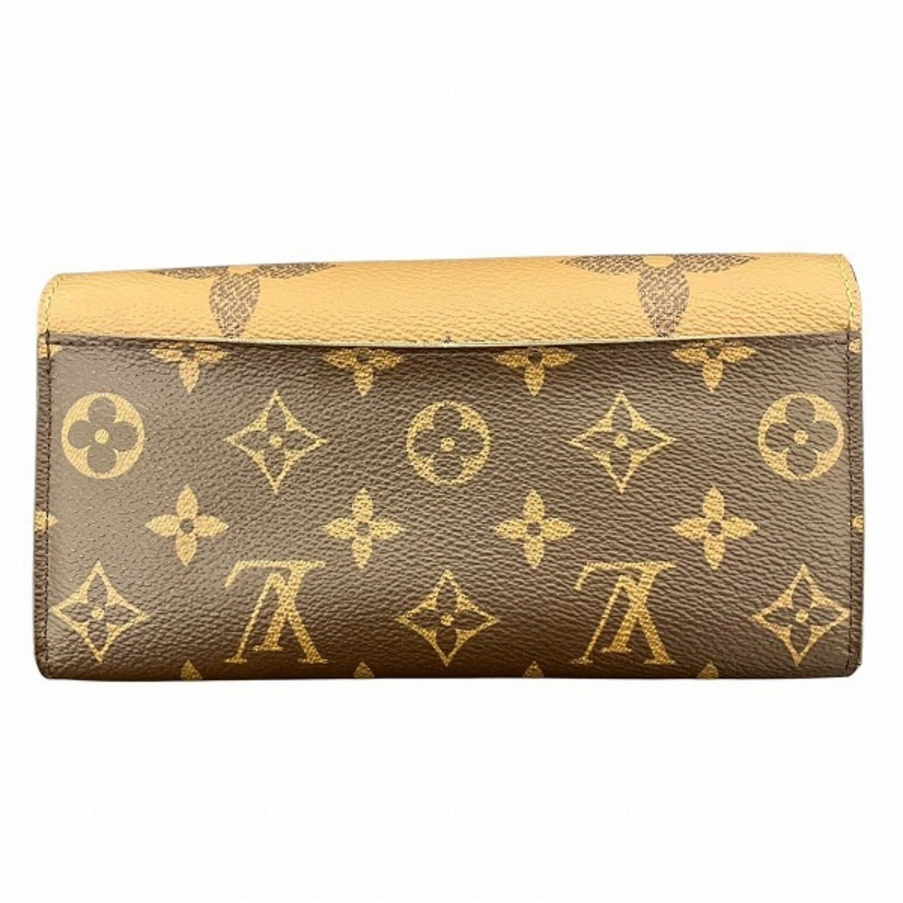 Louis Vuitton Monogram Giant Portefeuille Sarah Wallet Long Men's