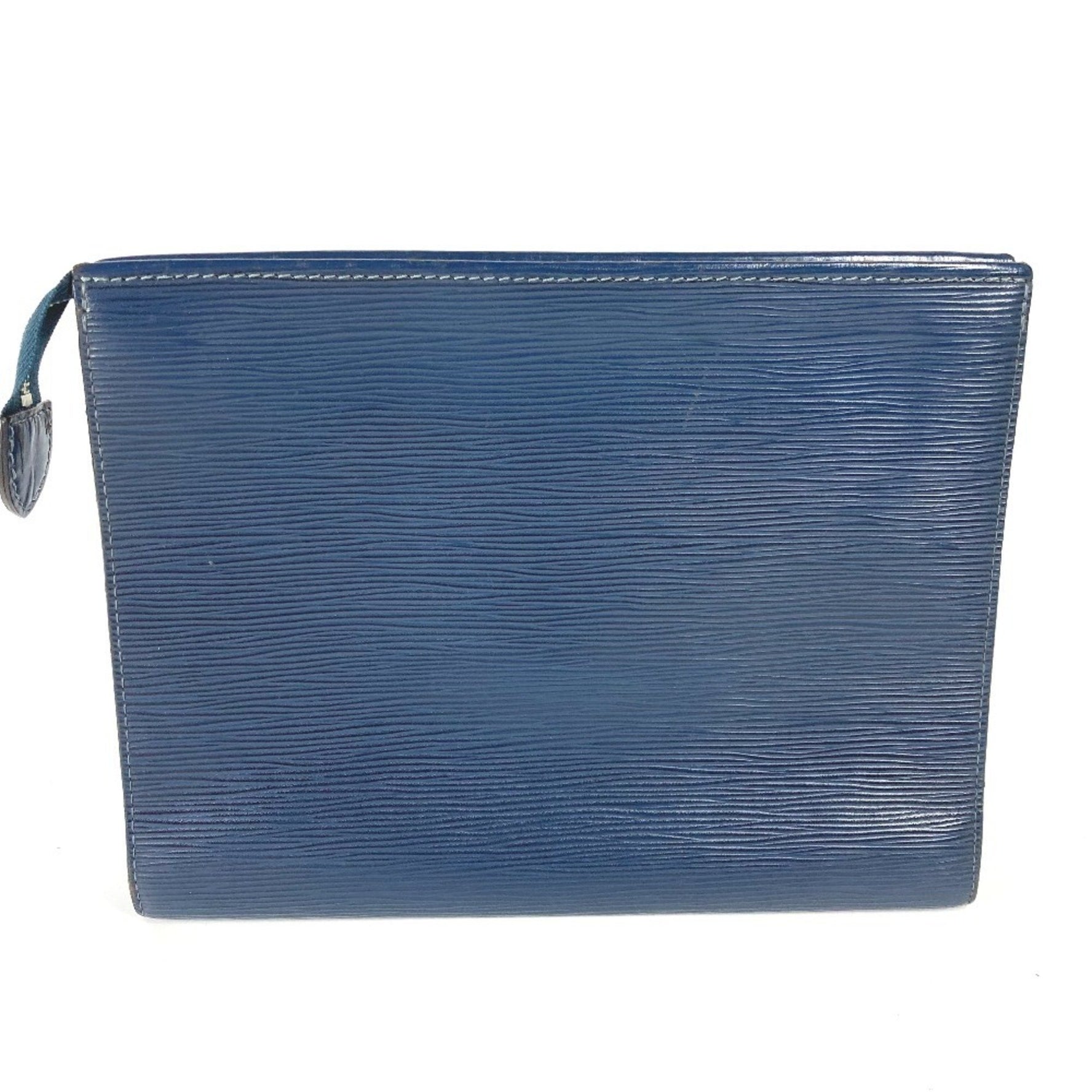 LOUIS VUITTON M41367 Epi Poche Toilette 26 Pouch Second Bag in Leather, Men's, Indigo Blue and Navy