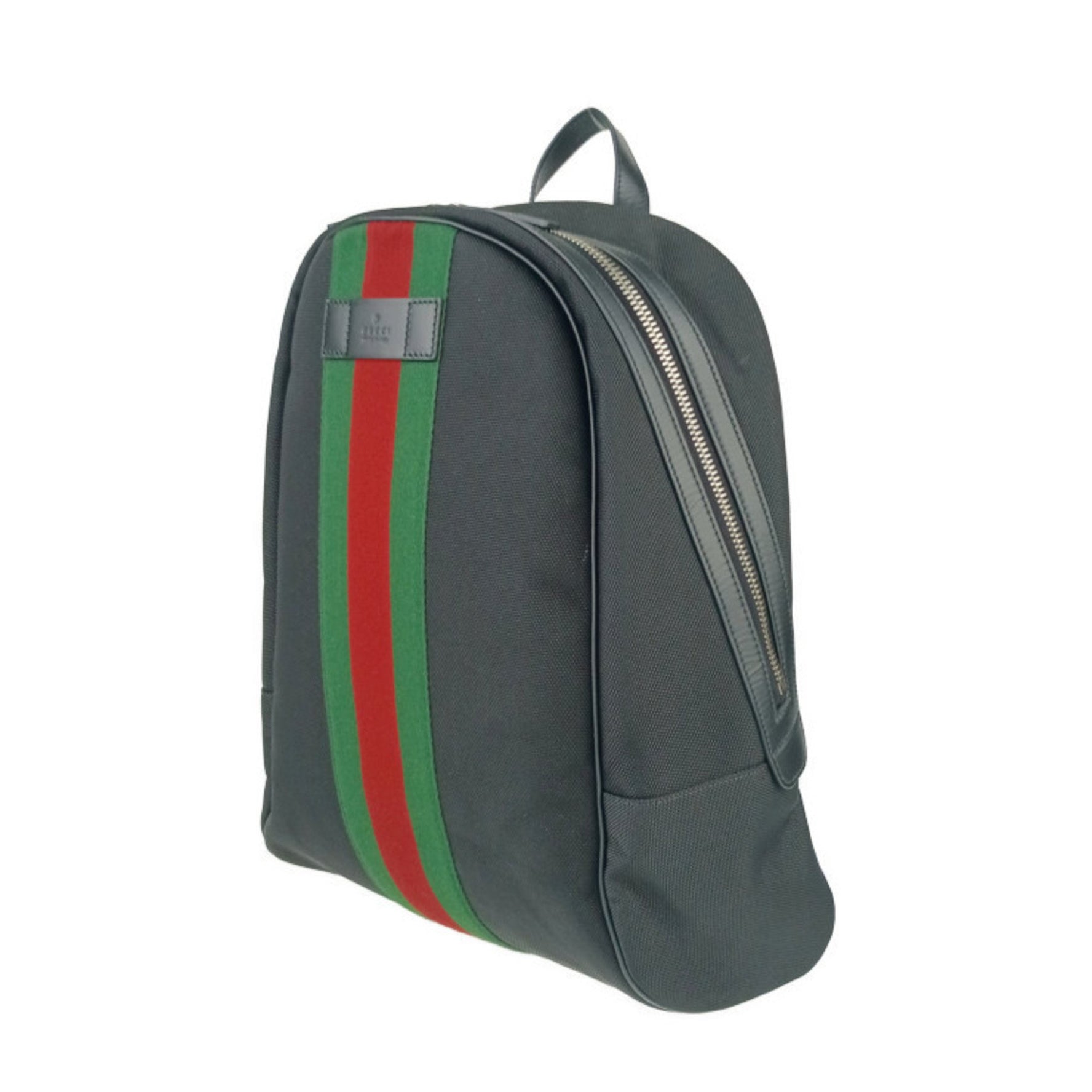 GUCCI Backpack Sherry Line Canvas Leather Men's Web Stripe