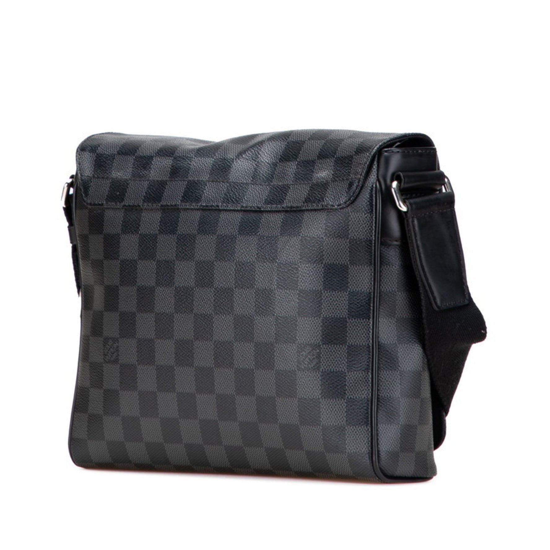 Louis Vuitton Damier Graphite District PM NM Crossbody Shoulder Bag PVC Leather