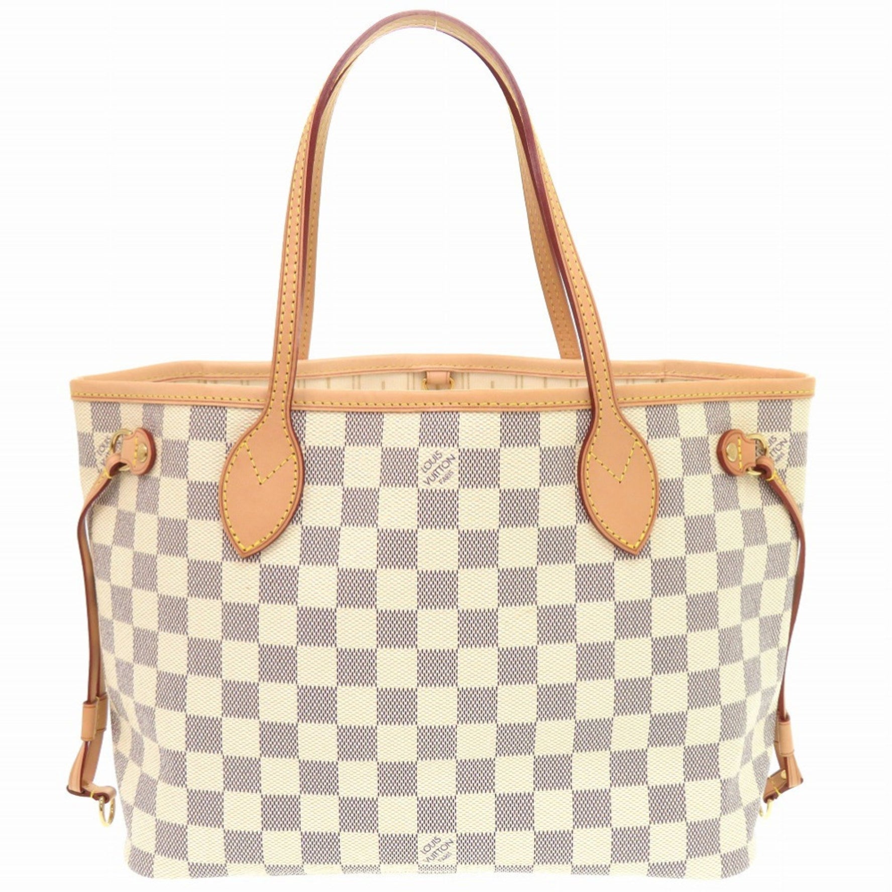Like new Louis Vuitton Neverfull PM Damier Azur Tote Bag LV 0321 LOUIS VUITTON