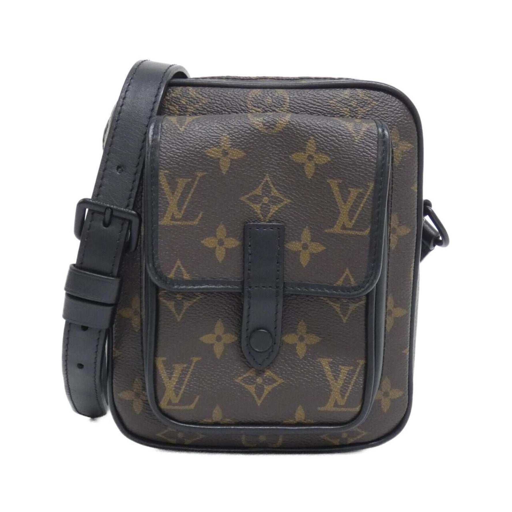 Louis Vuitton Monogram Macassar Christopher Wearable Wallet Shoulder Bag