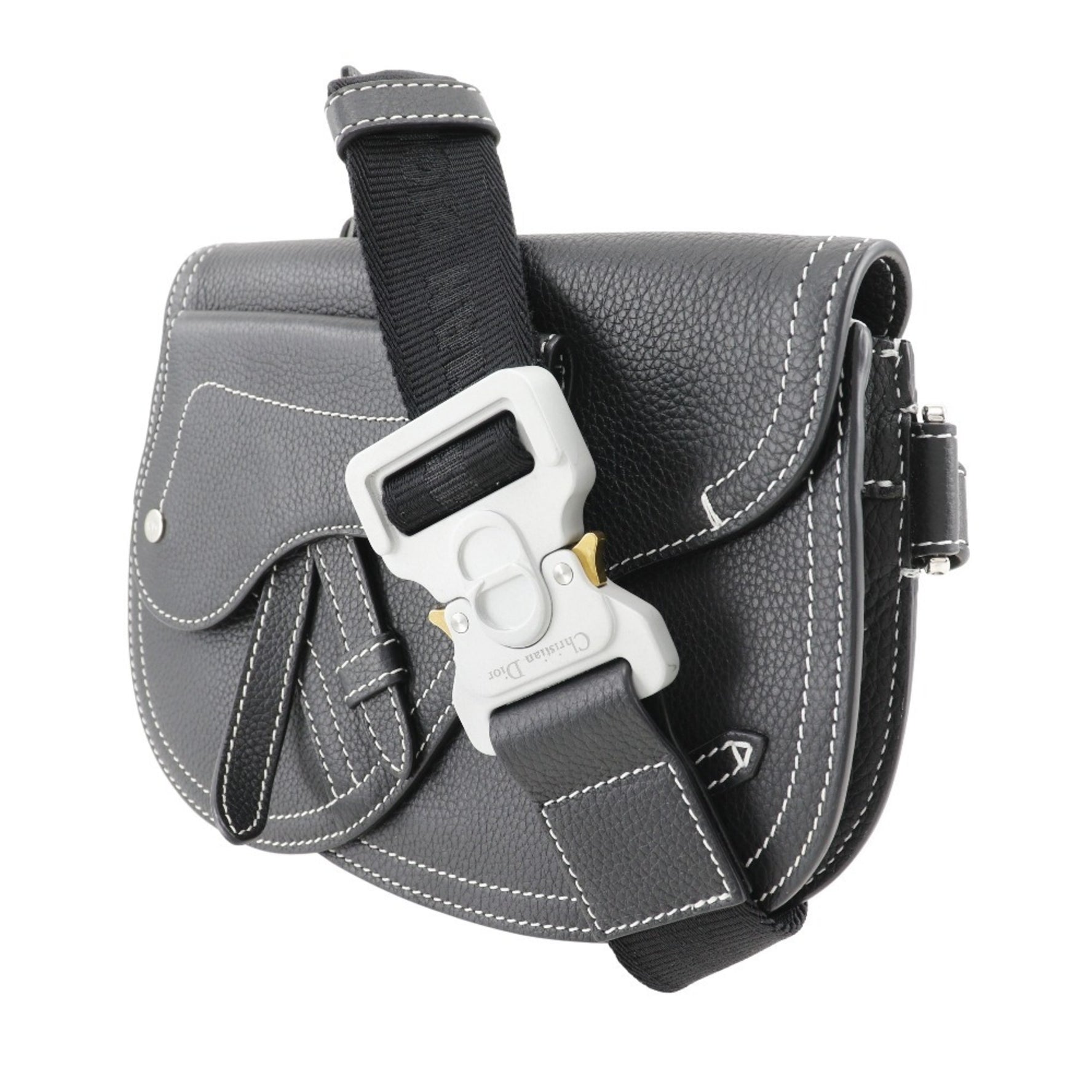 Christian Dior Dior Saddle Body Bag Calf Men's