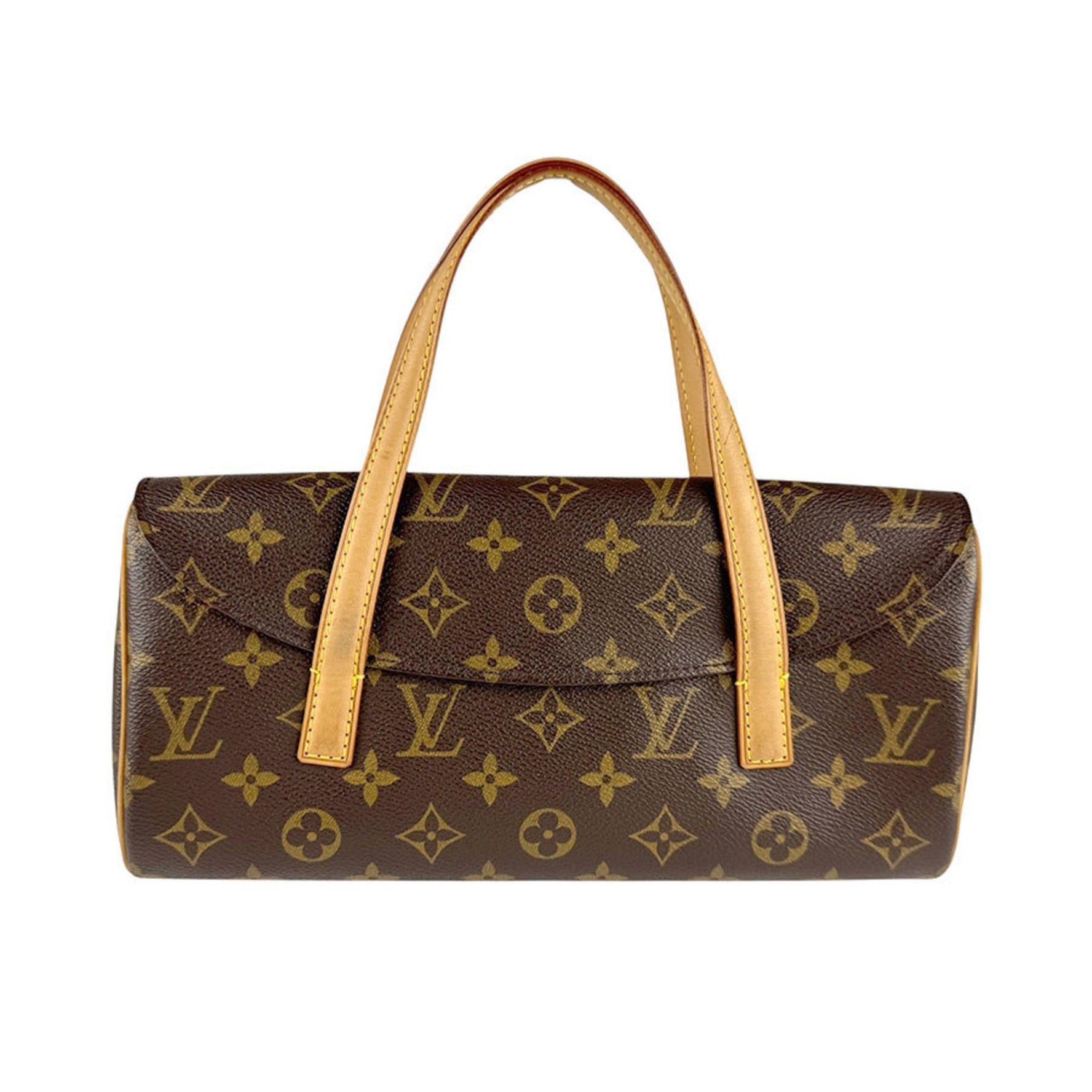 Louis Vuitton Monogram Sonatine Handbag in Canvas, Brown