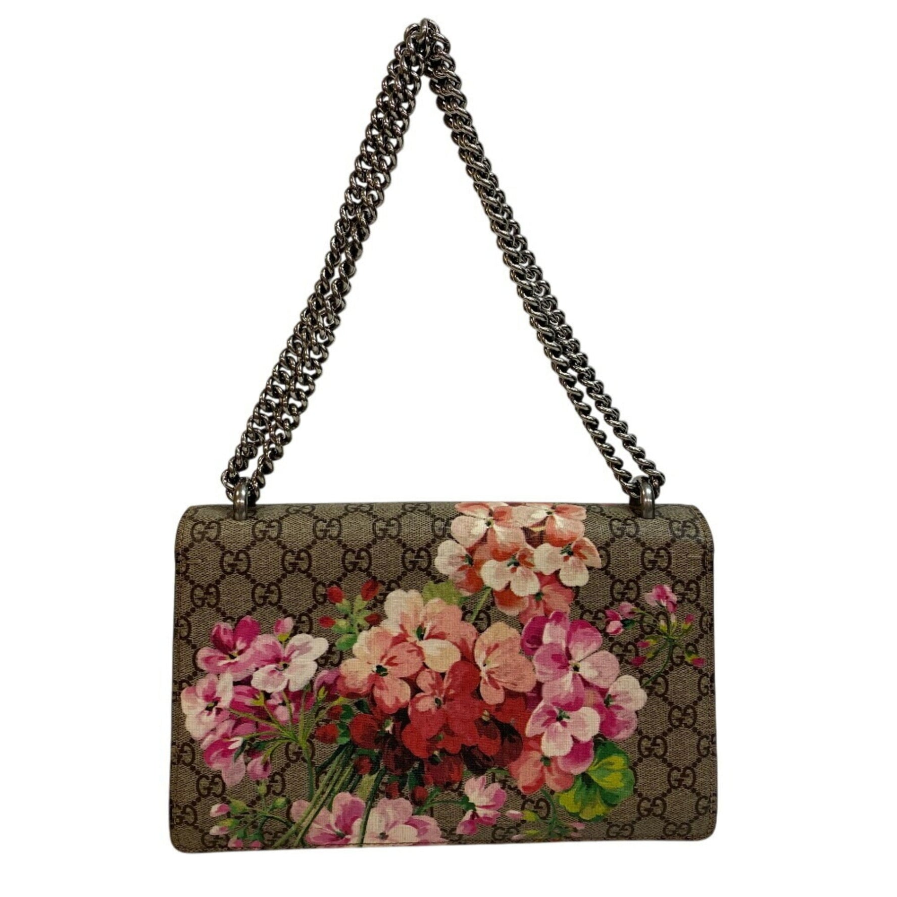 GUCCI Dionysus Chain GG Supreme Shoulder Bag, Beige