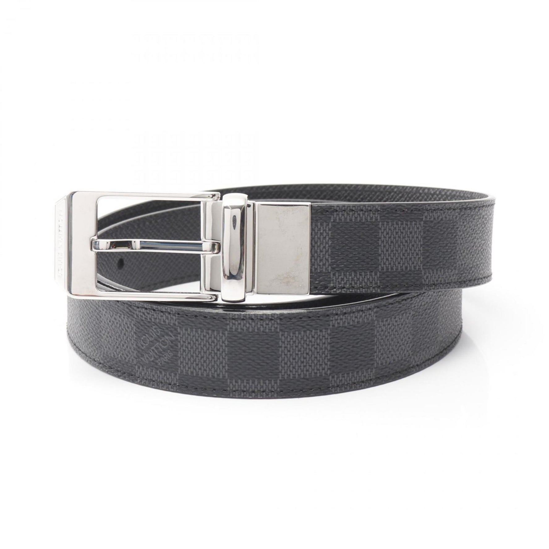 Louis Vuitton Monogram Graphite Belt, from Seattle.