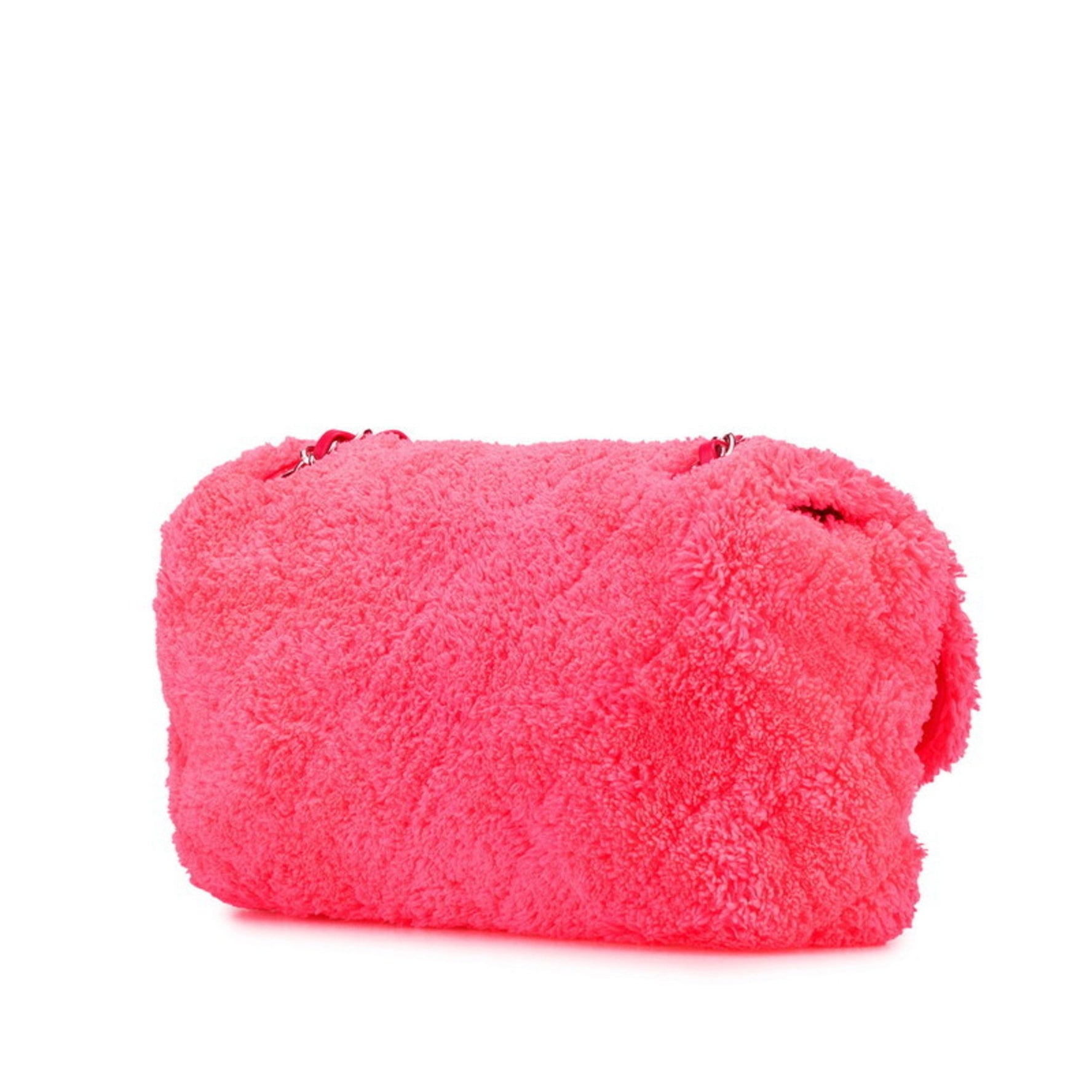 Chanel Matelasse Coco Mark Chain Shoulder Bag Pile Leather