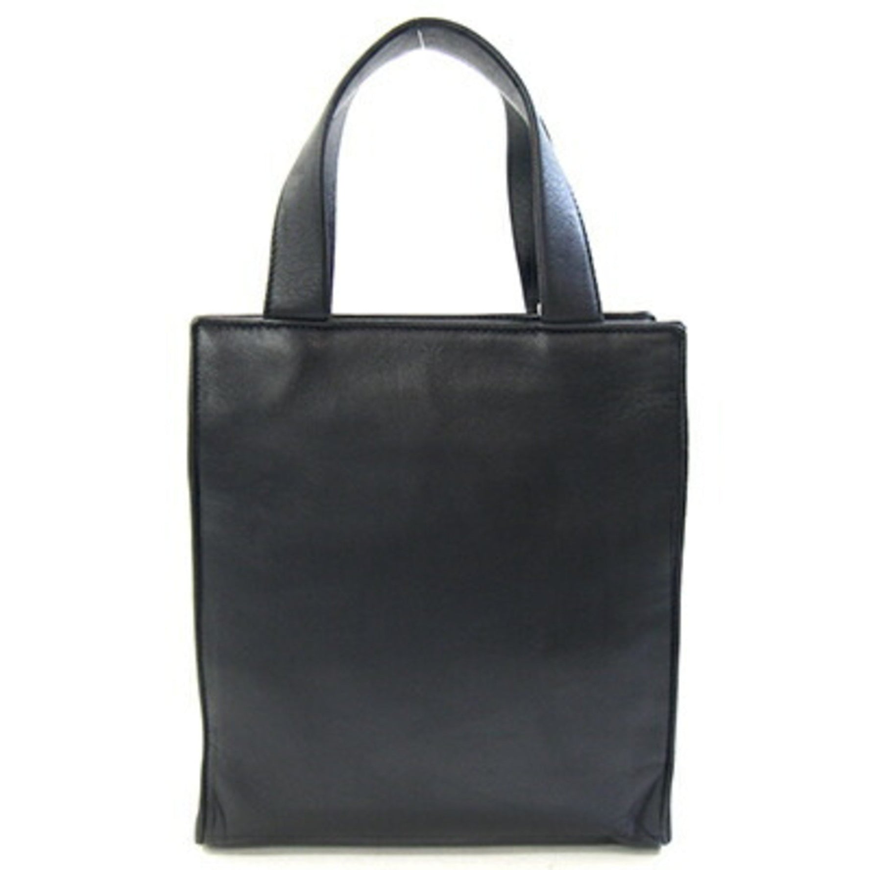 Prada Handbag Black Leather Crossbody Triangle